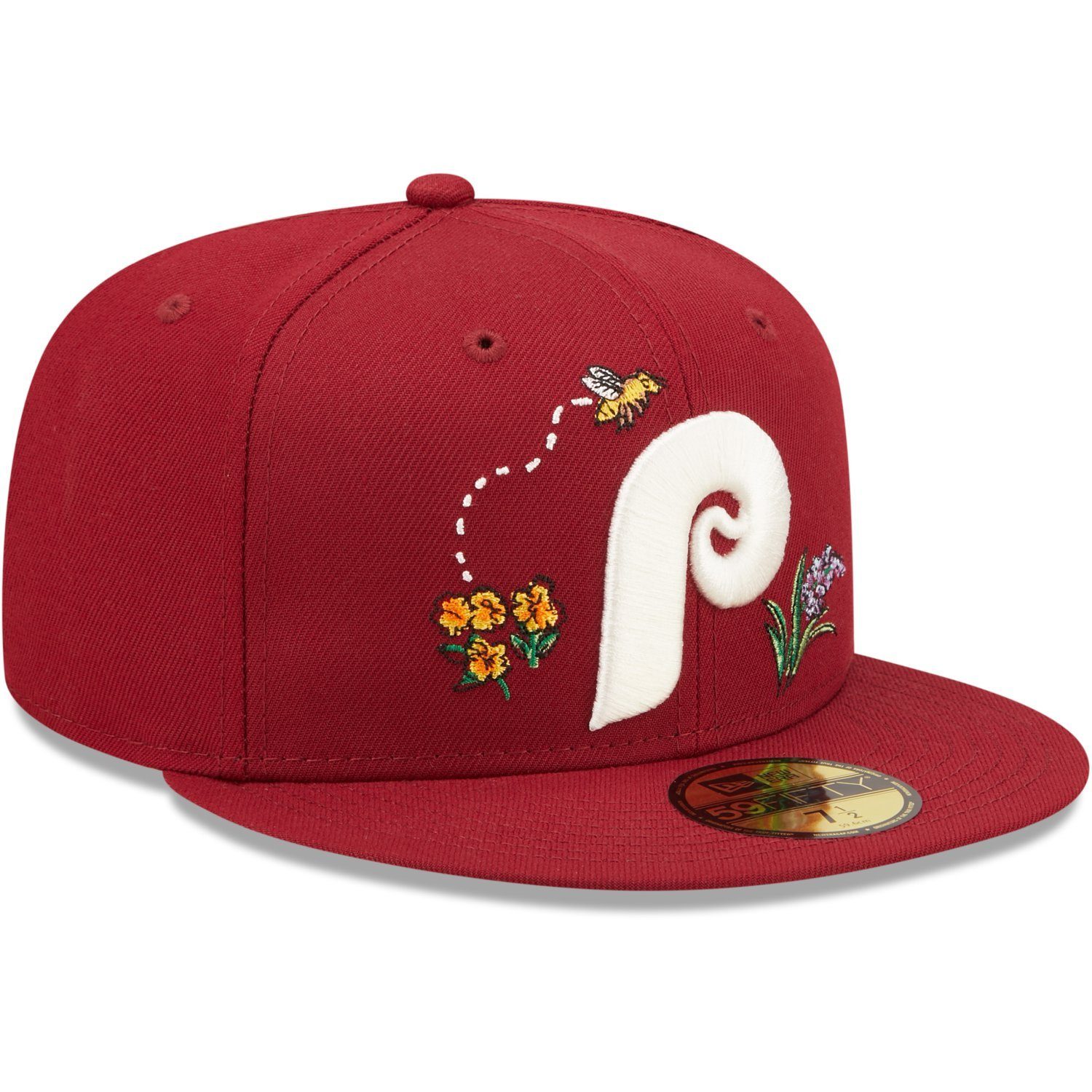 Phillies 59Fifty FLORAL WATER Philadelphia Cap Era New Fitted