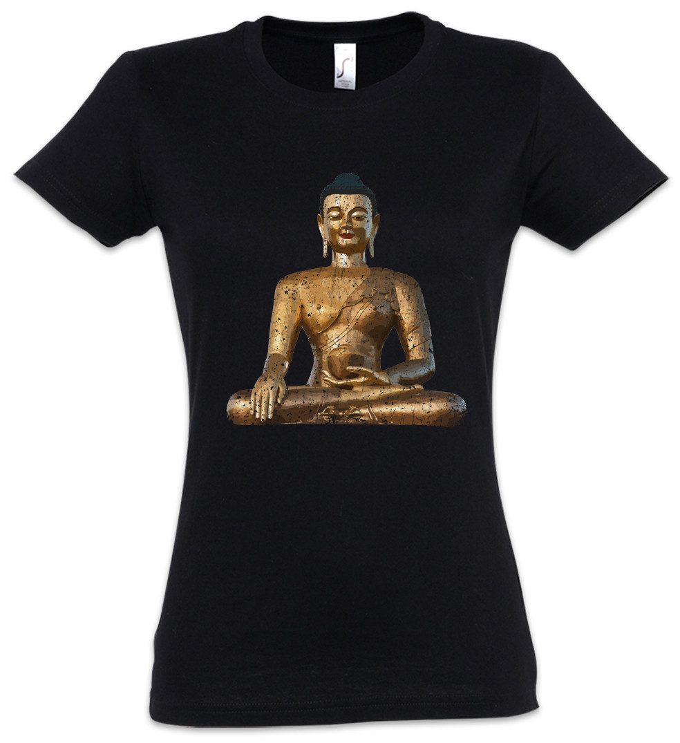 Urban Backwoods Print-Shirt Thai Buddha Vintage Damen T-Shirt Thailand Therevada Yantra Hinduism (1-tlg) Buddhism Buddhismus Hinduismus Hindu