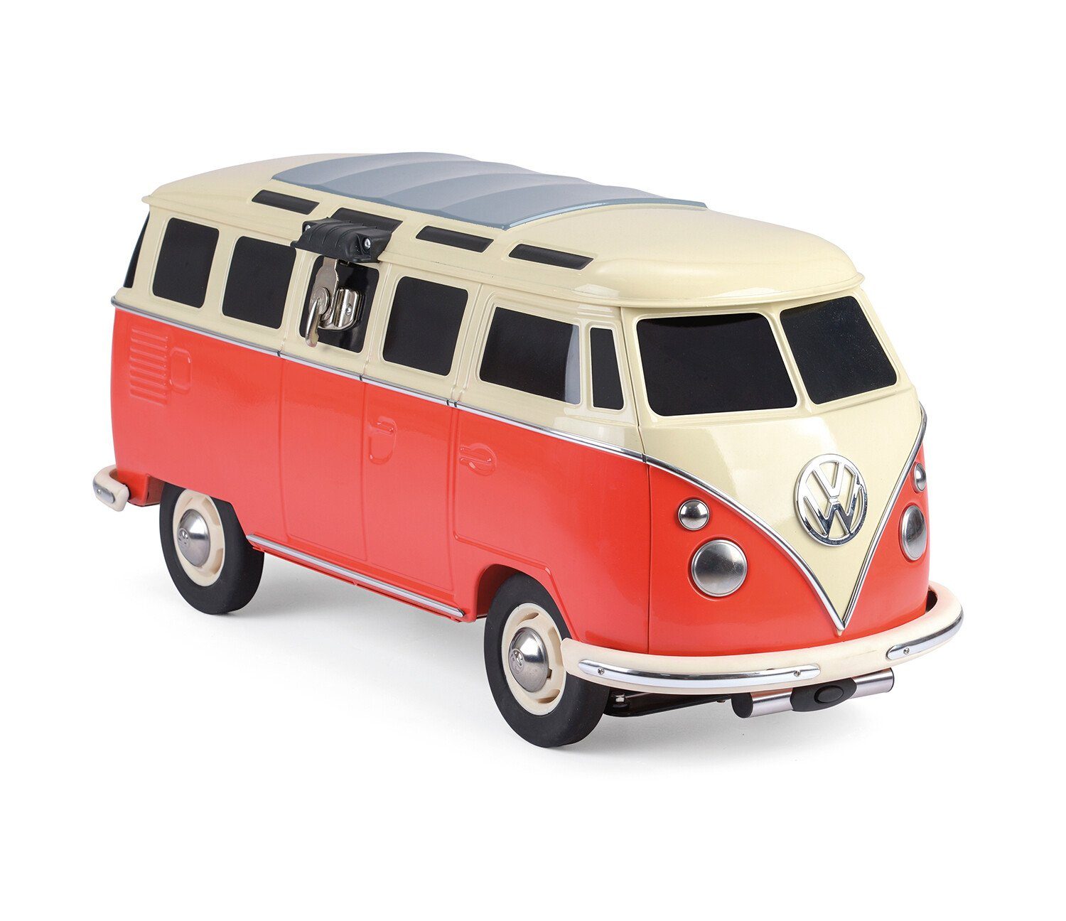 Kühlbox Volkswagen Fahrbarer Kühlwagen in T1 Bulli Bus Form, 26 Liter