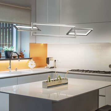 etc-shop LED Pendelleuchte, Leuchtmittel inklusive, Warmweiß, Pendelleuchte Hängelampe Wohnzimmer Designlampe