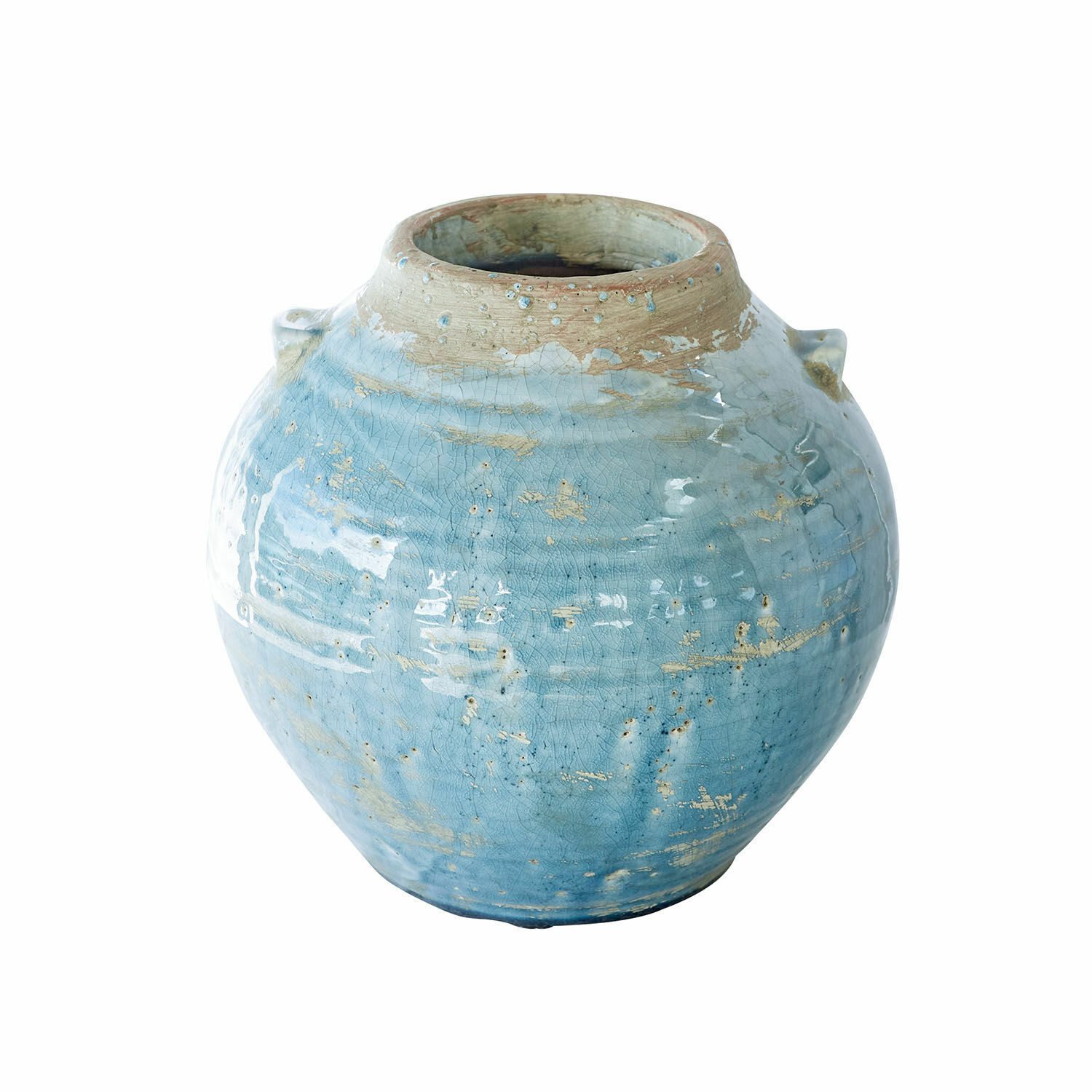 Mirabeau Tischvase Vase Trevigno blau günstig online kaufen