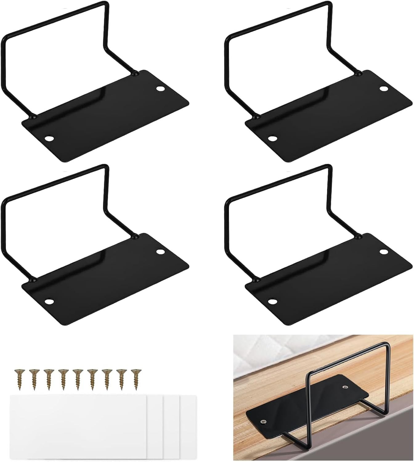 Matratzenkeil 4 Stück Matratzenhalter rutschfest Matratzenstopper für Bettgestell FELIXLEO