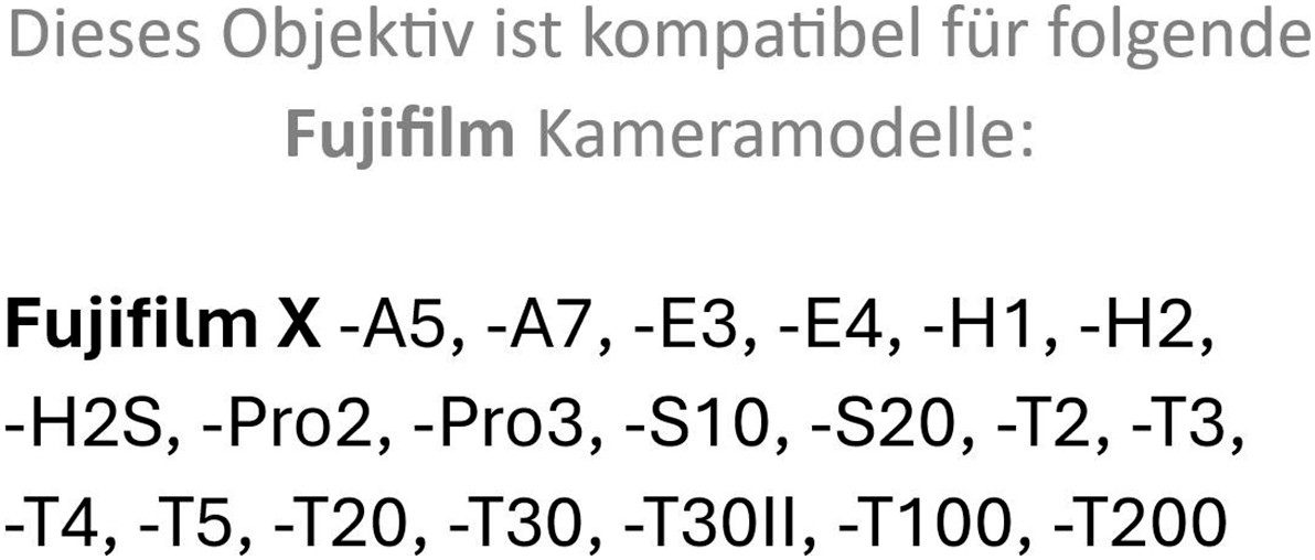 Tamron AF 18-300mm F/3.5-6.3 Di III-A VC VXD APS-C Fujifilm X-Bajonett Objektiv