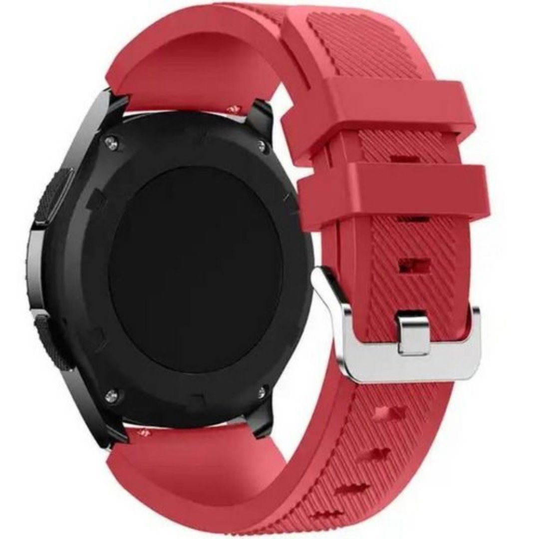 SmartUP Smartwatch-Armband für Samsung Galaxy Watch 7 6 5 4 FE Pro Gear S2 S3 Classic Silikon, kompatibel mit allen Samsung Galaxy Watch Modellen