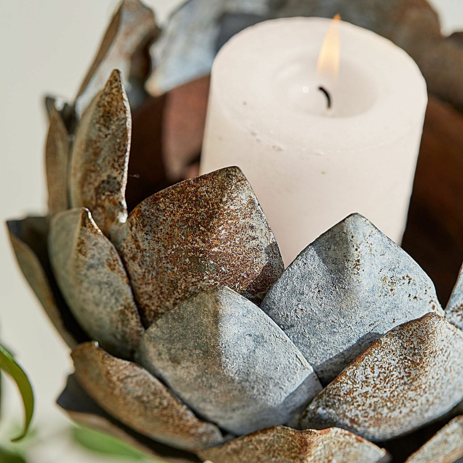 Mirabeau Kerzenständer Kerzenhalter Cuvier rostbraun