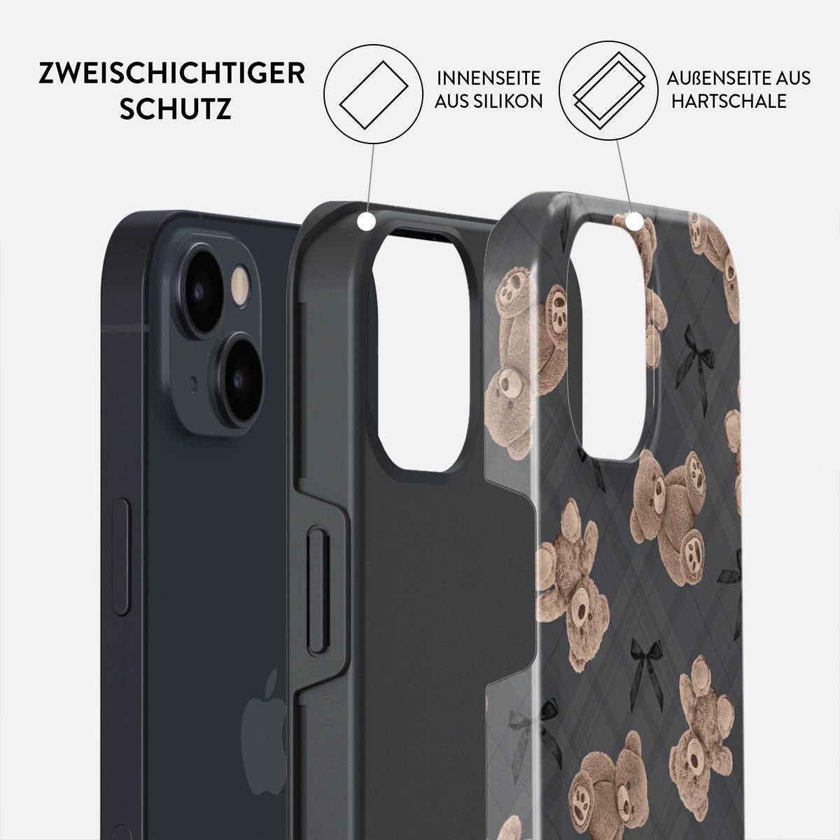 BURGA Handyhülle Tough MagSafe Case Best Friends Forever "BFF" iPhone 15