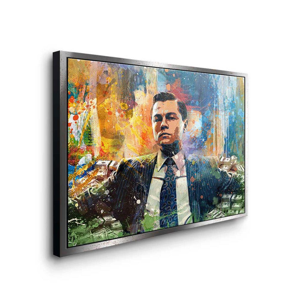 schwarzer m Leinwandbild Motivation Verhandlung Rahmen Wall Motiv Street die Leinwandbild, Poster xxl DOTCOMCANVAS®