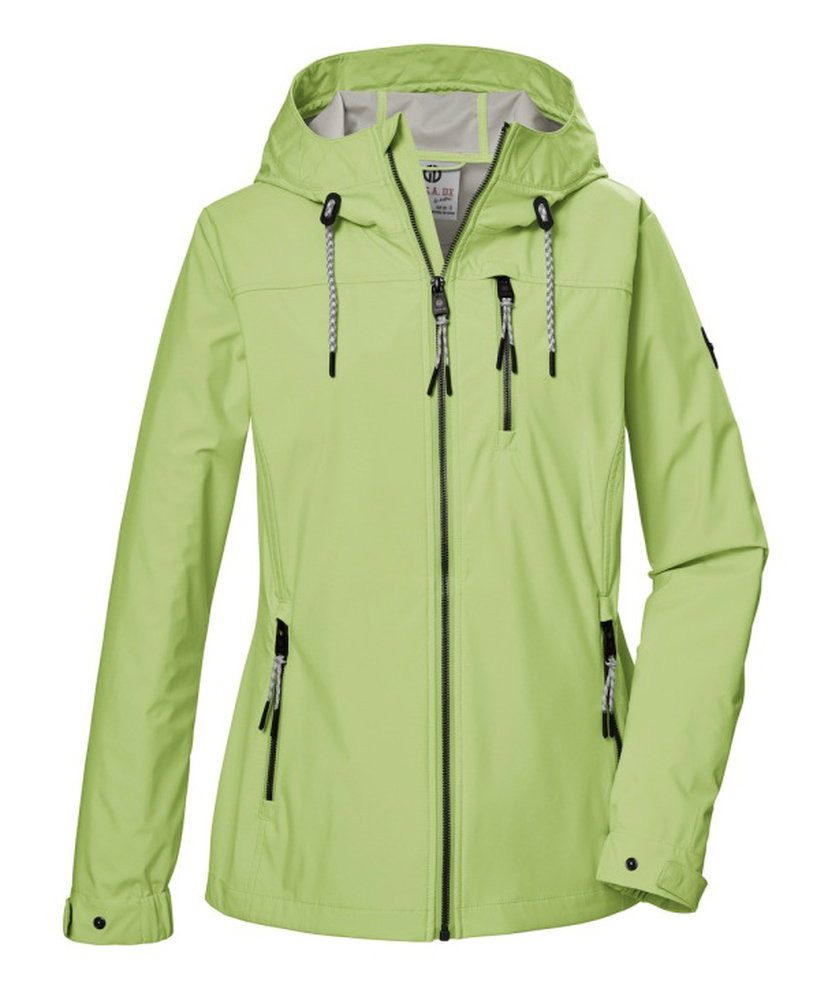 G.I.G.A. DX Softshelljacke GS 74 mit Kapuze (wasserdicht und winddicht) hellgrün Damen