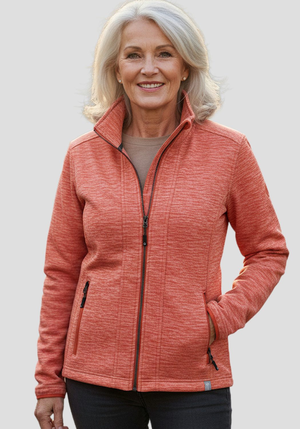 Kjelvik Fleecejacke Ziva Polarfleece Midlayer Jacke Soft Touch, wärmend, sc günstig online kaufen