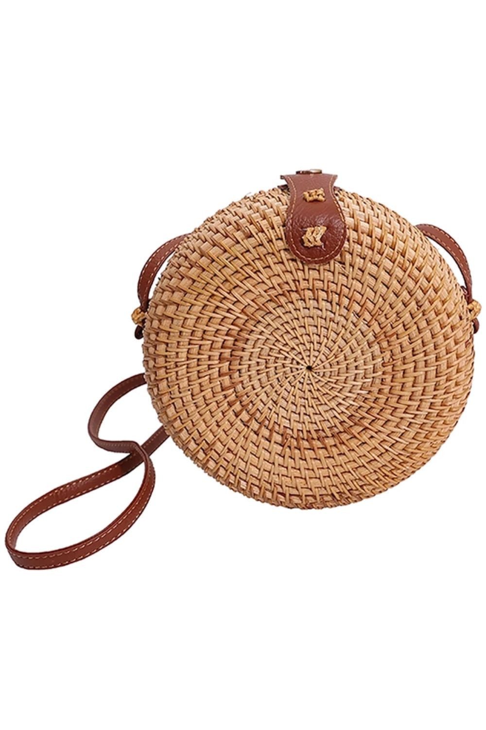 Goodman Design Umhängetasche Runde Rattan-Umhängetasche – Natürlich, elegan günstig online kaufen