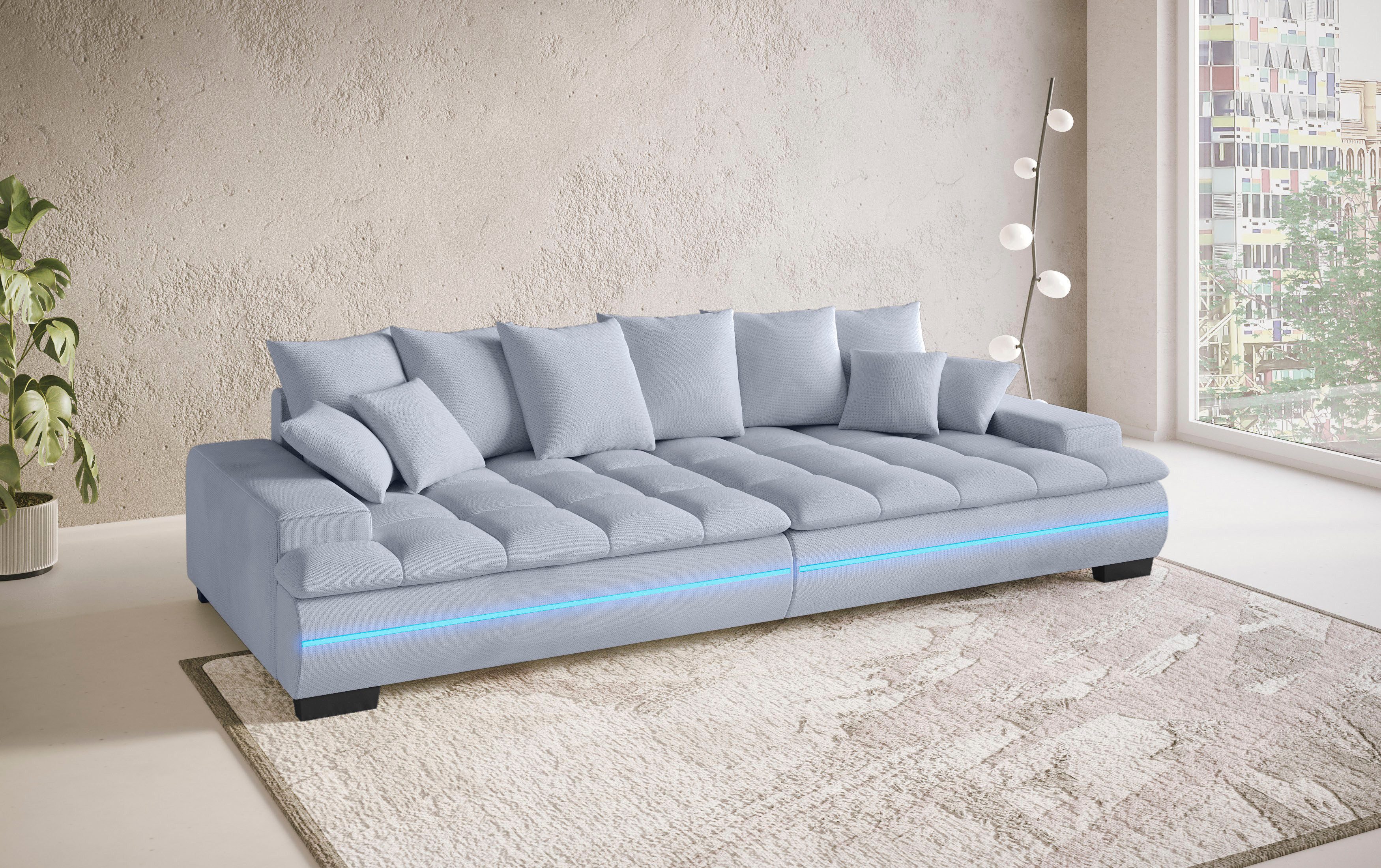 Mr. Couch Big-Sofa Haiti II RGB-LED, günstig online kaufen