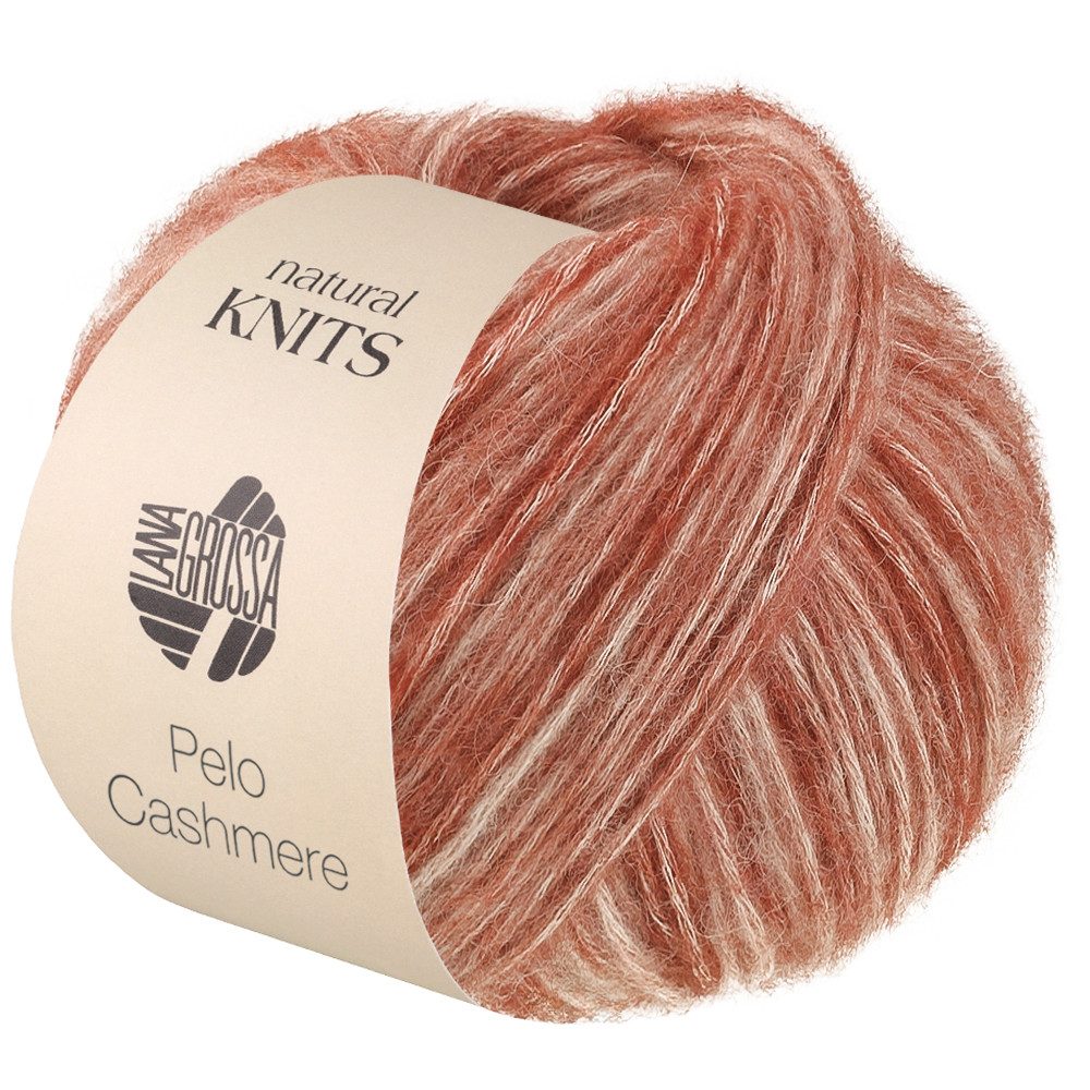 LANA GROSSA PELO CASHMERE Kaschmir Alpaka Wolle Häkelwolle, 125 m (Flauschige Netzgarnstruktur, gefüllt mit Cashmere & Baby-Alpakafasern, Herrlich weich und angenehm leicht mit edler Optik), 50 g