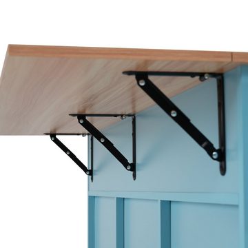 GLIESE Küchenbuffet 129 x 76 x 91,5 cm großer Speisewagen/Sideboard
