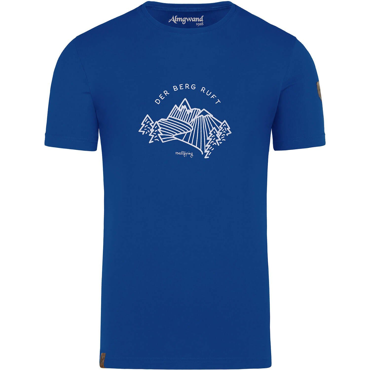 T-Shirt T-Shirt Almgwand Fischbachalm Azurblau