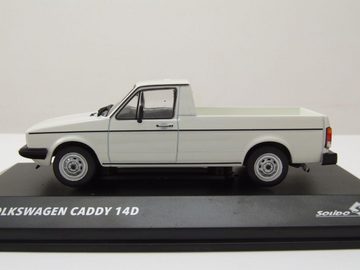 Solido Modellauto VW Caddy Pick Up 1990 weiß Modellauto 1:43 Solido, Maßstab 1:43