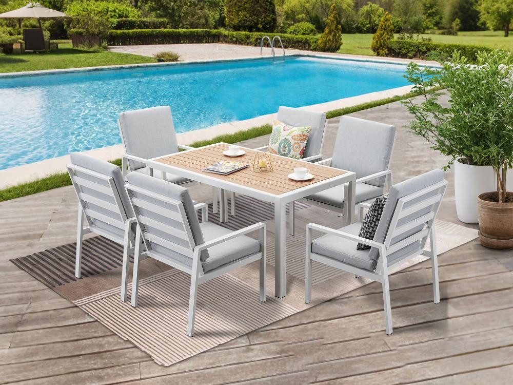 MeXo Gartenlounge-Set Gartenmöbel Set Aluminium, (Garten günstig online kaufen