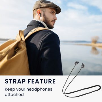 kwmobile Kopfhörer-Schutzhülle 2in1 Hülle und Halteband für Samsung Galaxy Buds 2, Kopfhörer Band Strap und Case Set