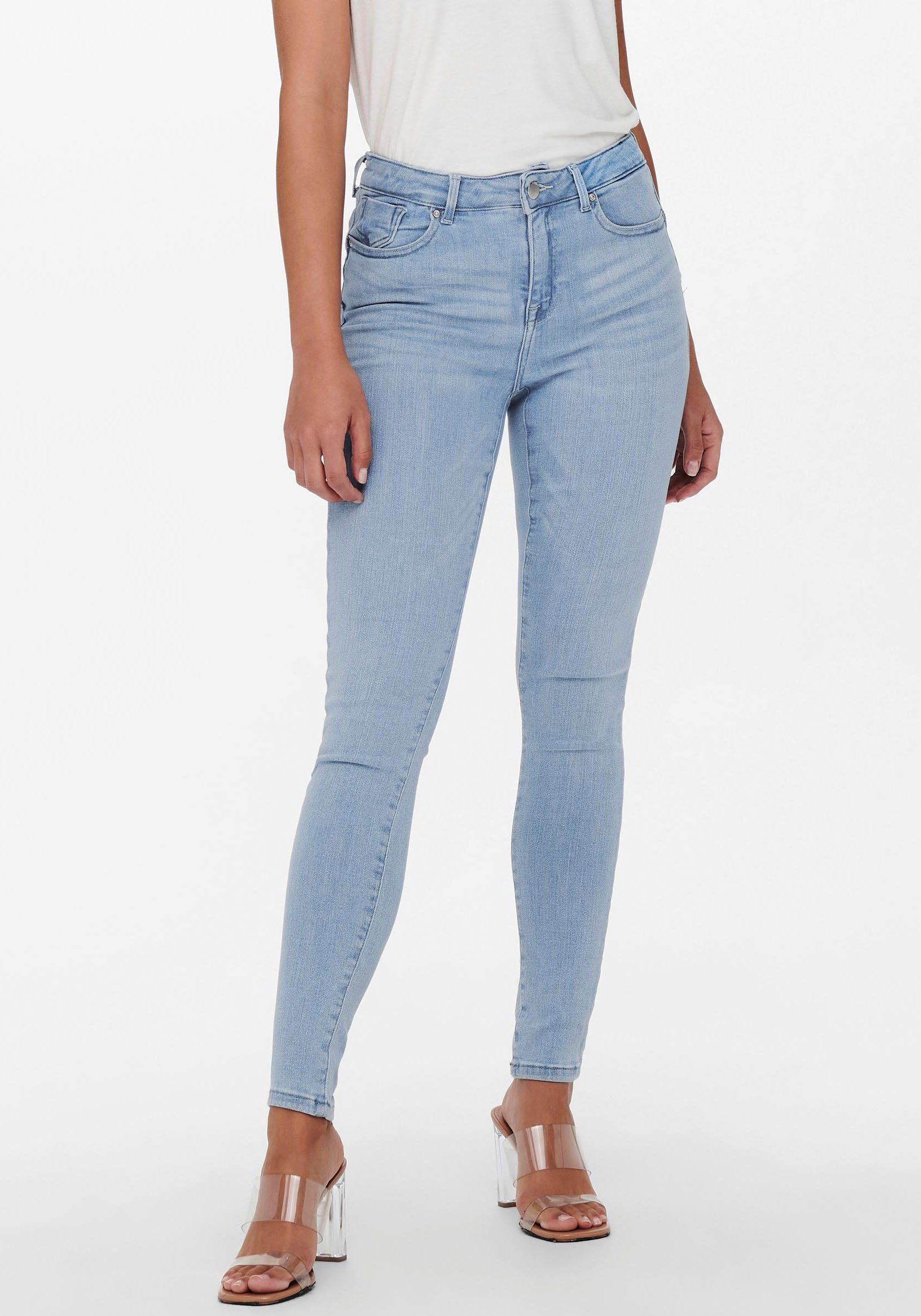 ONLY Skinny-fit-Jeans ONLPOWER MID PUSH UP günstig online kaufen