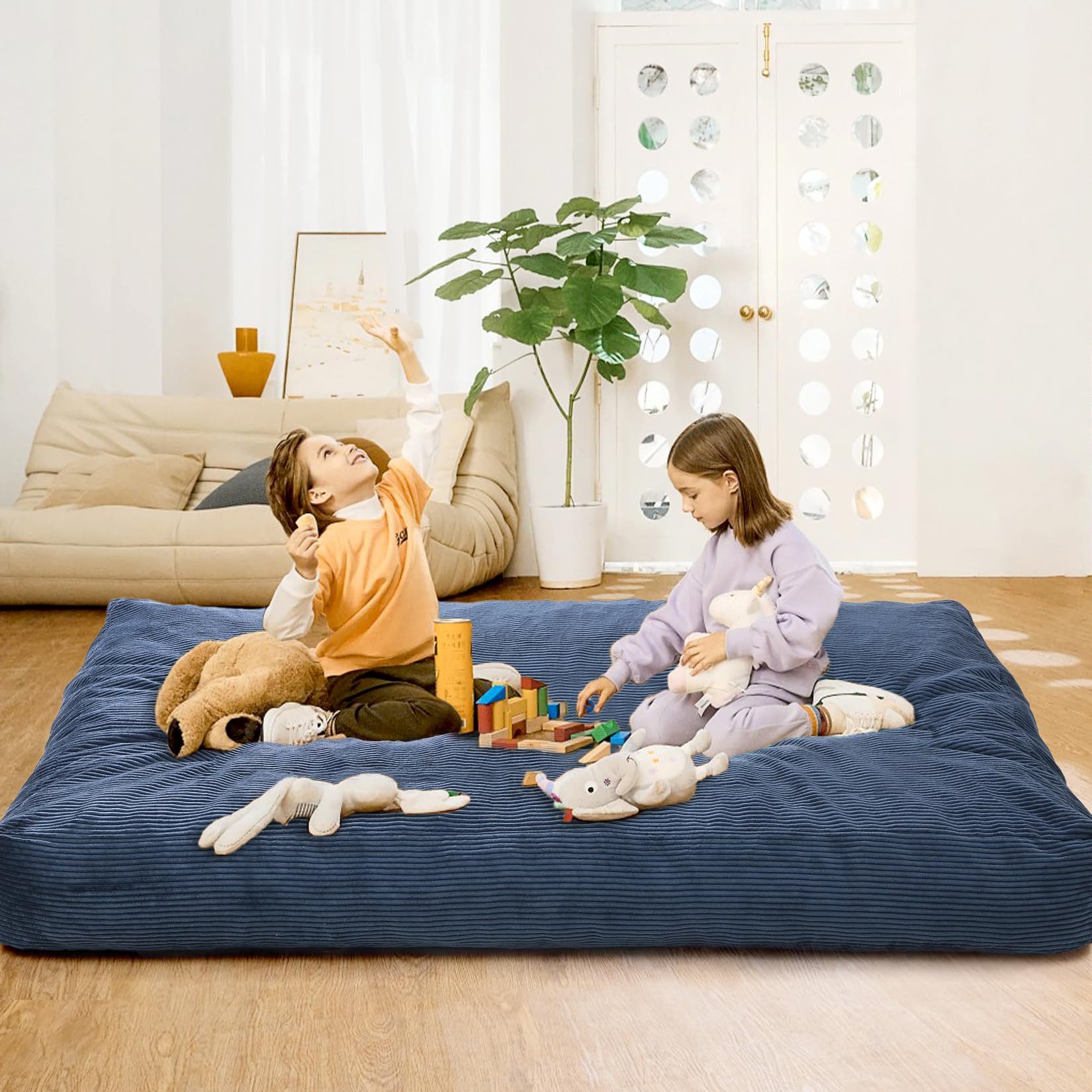 GarveeMore Sitzsack Sessel Bodensessel Beanbag aus Cord für Erwachsene & Ki günstig online kaufen