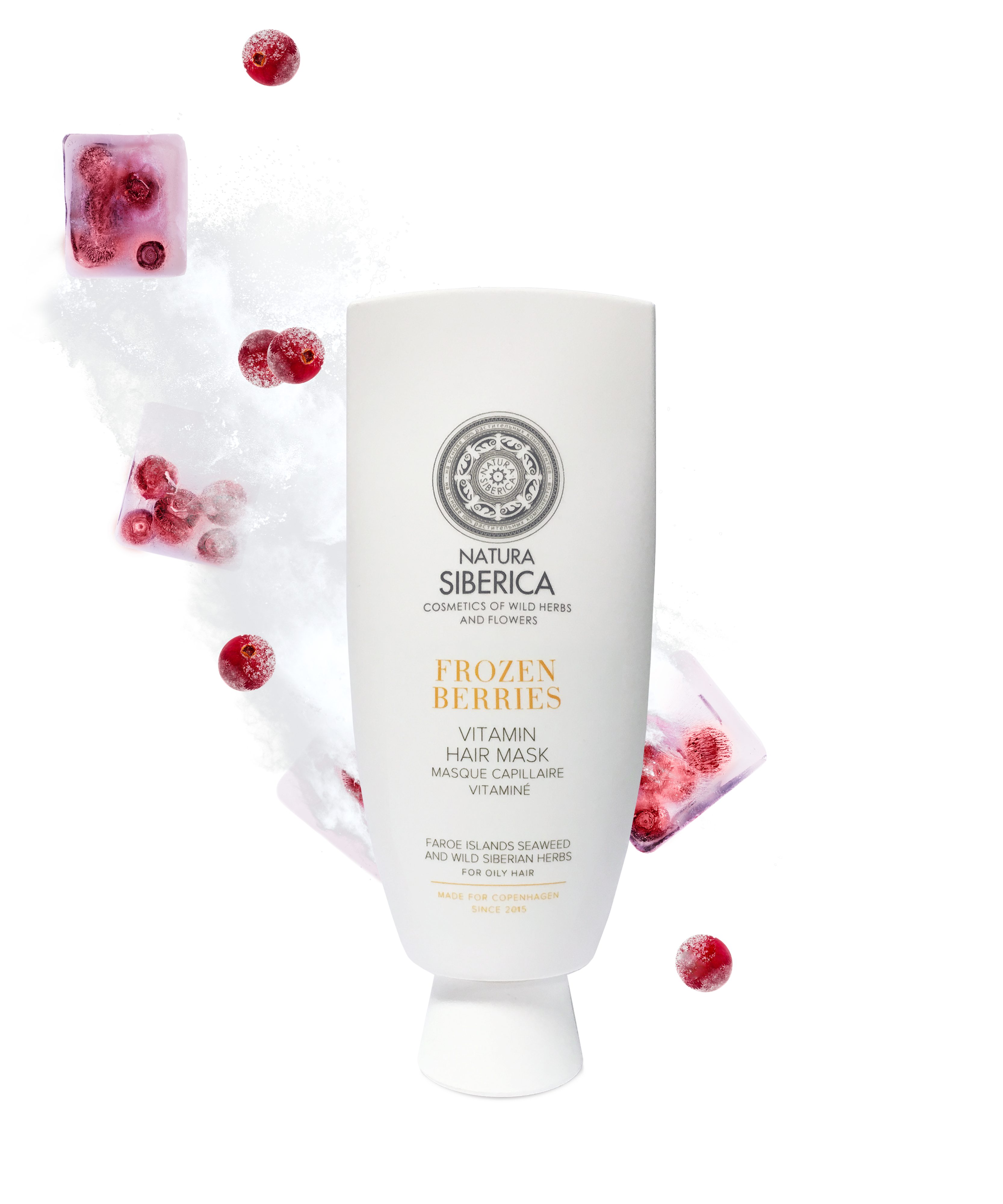 Natura Siberica Haarmaske Copenhagen Vitamin Hair Mask Frozen Berries, 200 ml