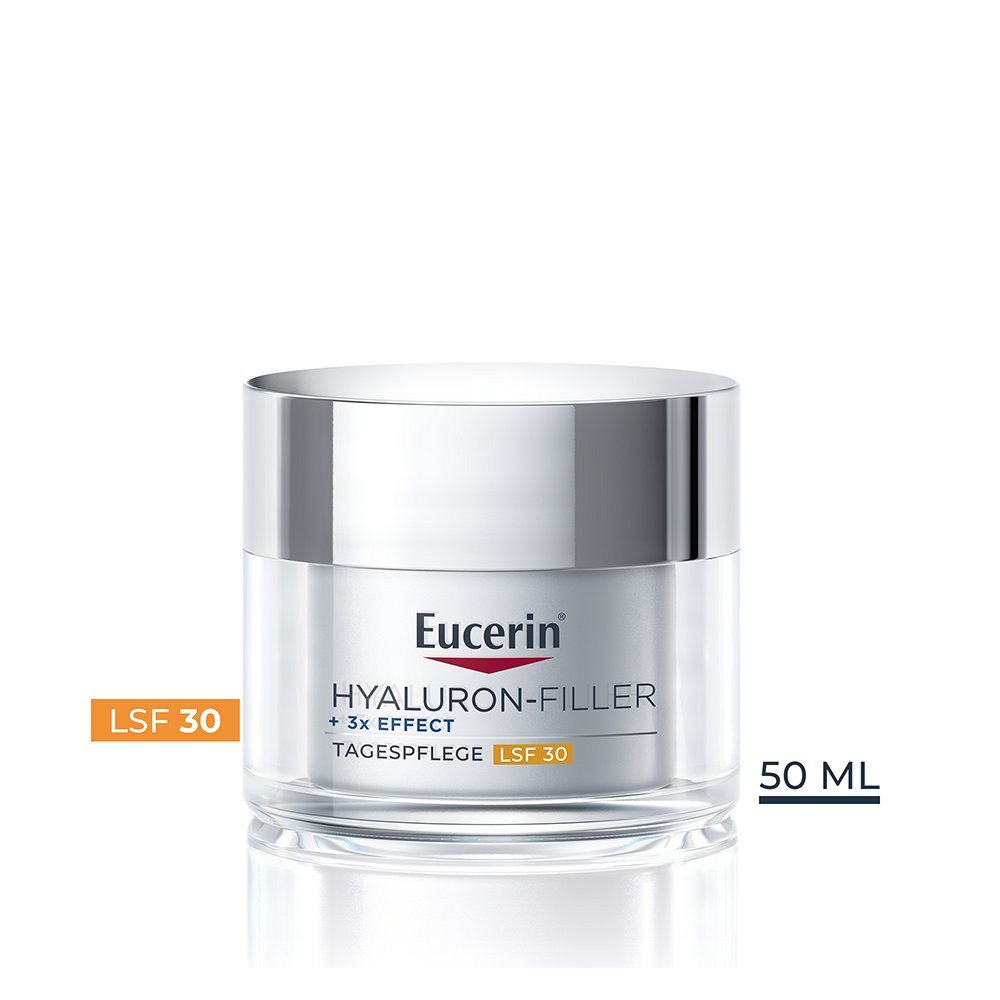 Eucerin Gesichtspflege Hyaluron-Filler Tagespflege LSF 30 – Glättet Falten, 1-tlg.