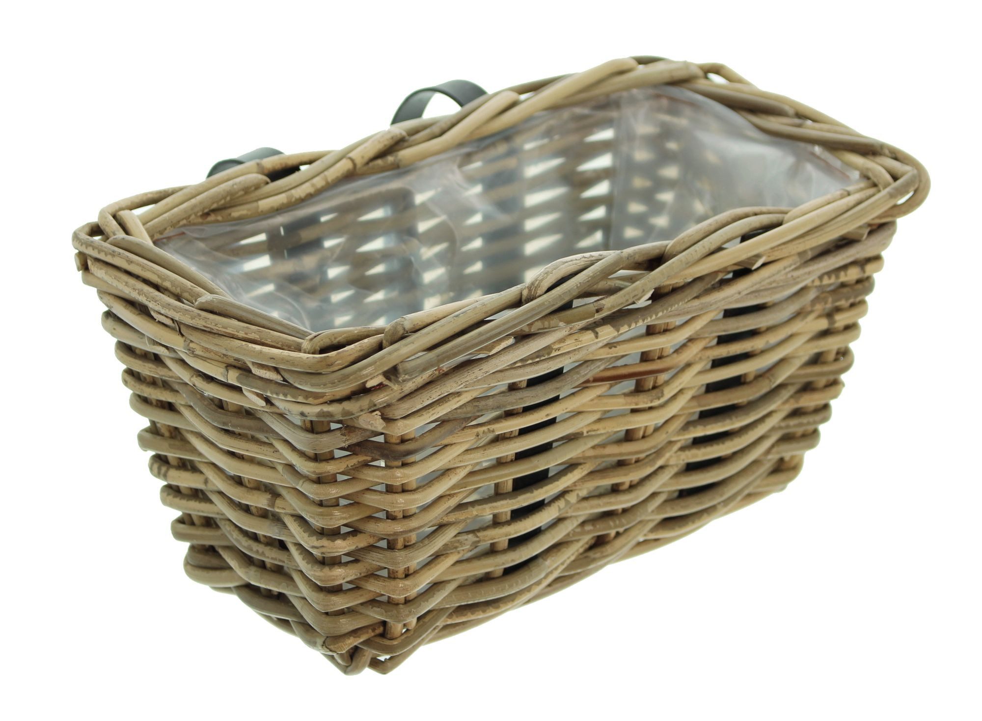 Frank Flechtwaren Balkonkasten, Balkonpflanzer Rattan klein