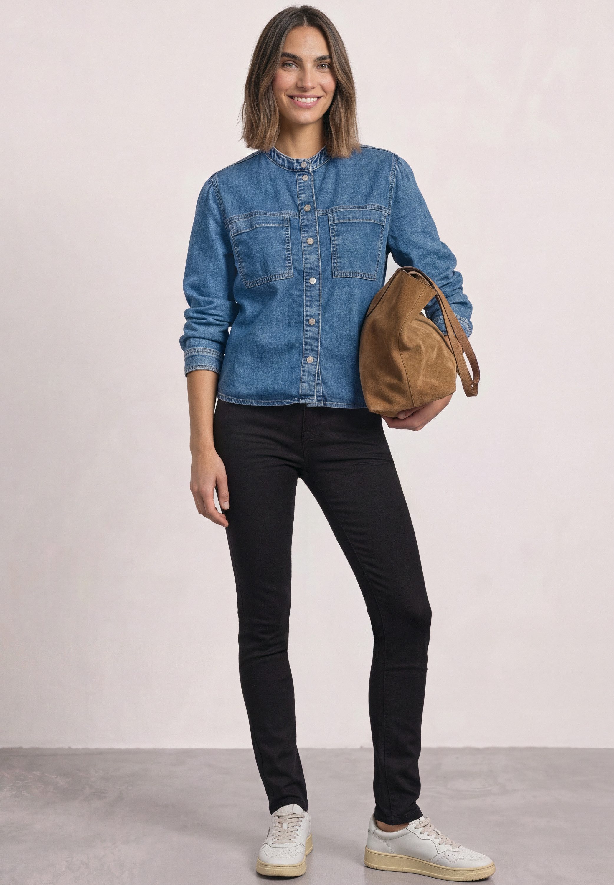 STREET ONE Slim-fit-Jeans 5-Pocket-Style – Bild 4 von 5