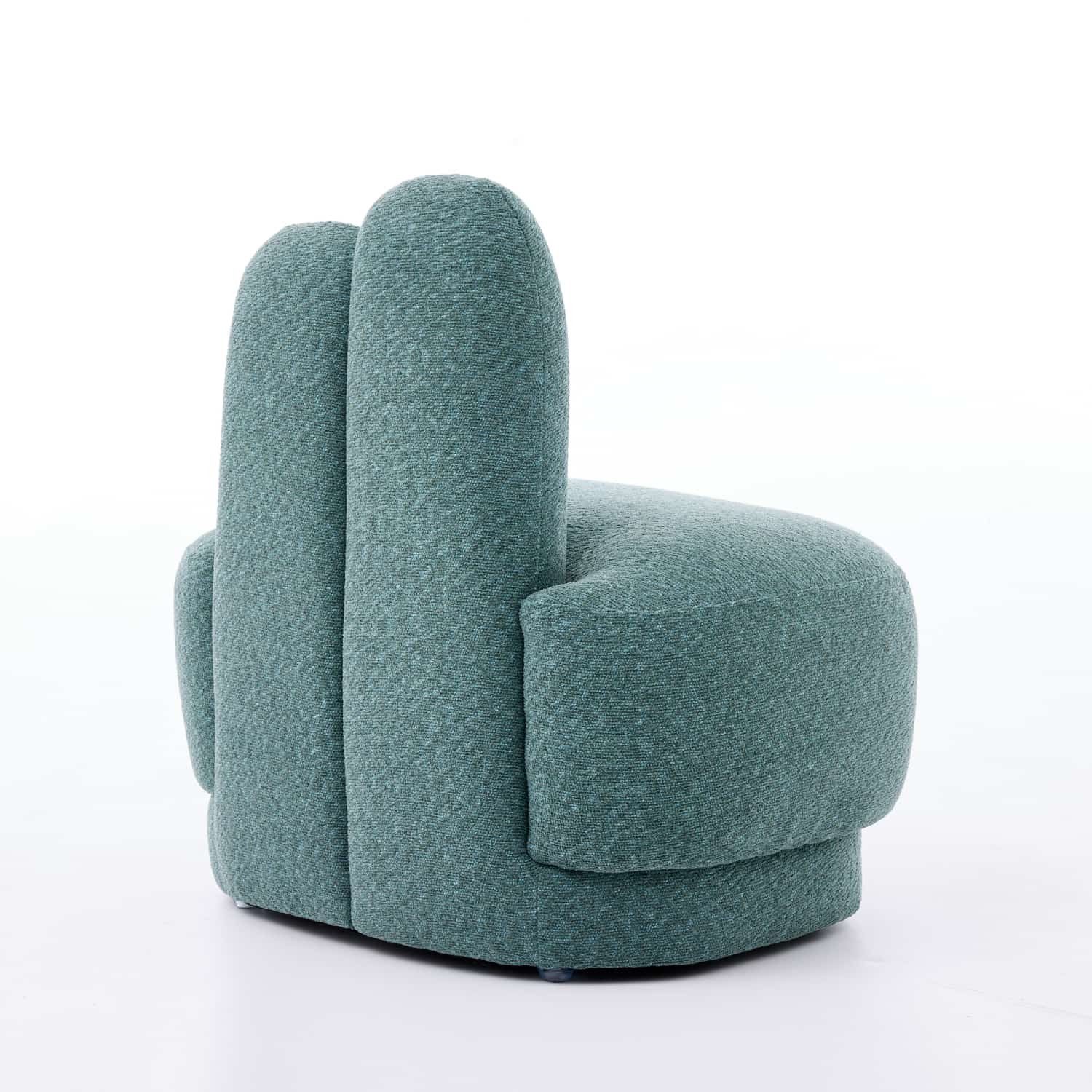 ANYSUN Fußhocker Fußbank gepolstert fürs Wohnzimmer, Hasenhocker 54x41,5x54 cm, Stoffpolster, bis 120 kg belastbar, leicht und pflegeleicht