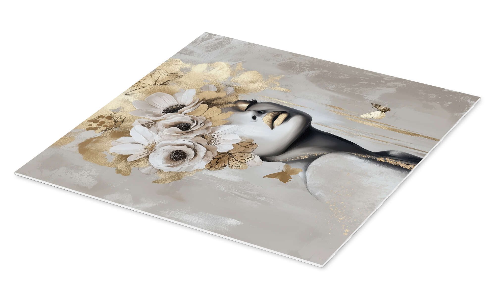 Posterlounge Wandbild Mariposa Gold, Bella Eve, günstig online kaufen
