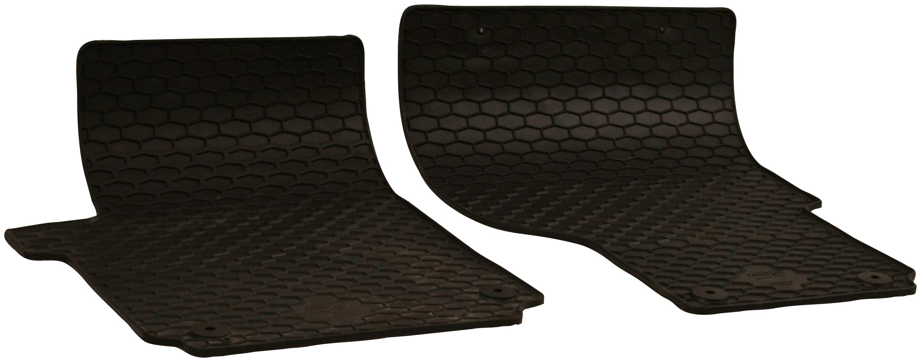 WALSER Passform-Fußmatten (2 St), für VW Amarok Pick-Up, für VW Amarok  09/2010-Heute, 2-teilig | Automatten