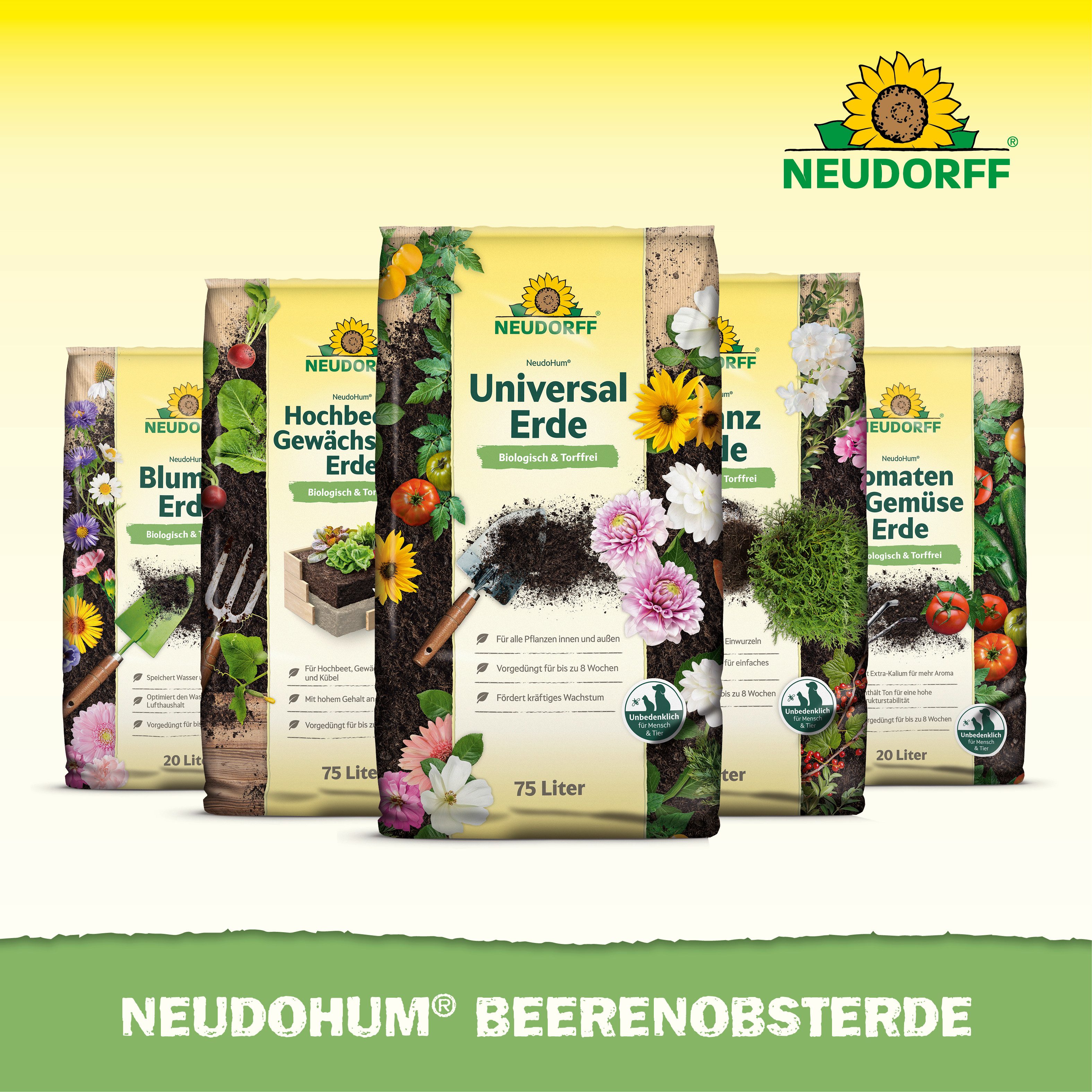 Neudorff Pflanzerde NeudoHum BeerenobstErde 20 Liter, mit Organische Grunddüngung, (Einzelartikel, Für leckere Beeren, unterstützt eine gute Fruchtentwicklung), – Bild 5 von 5