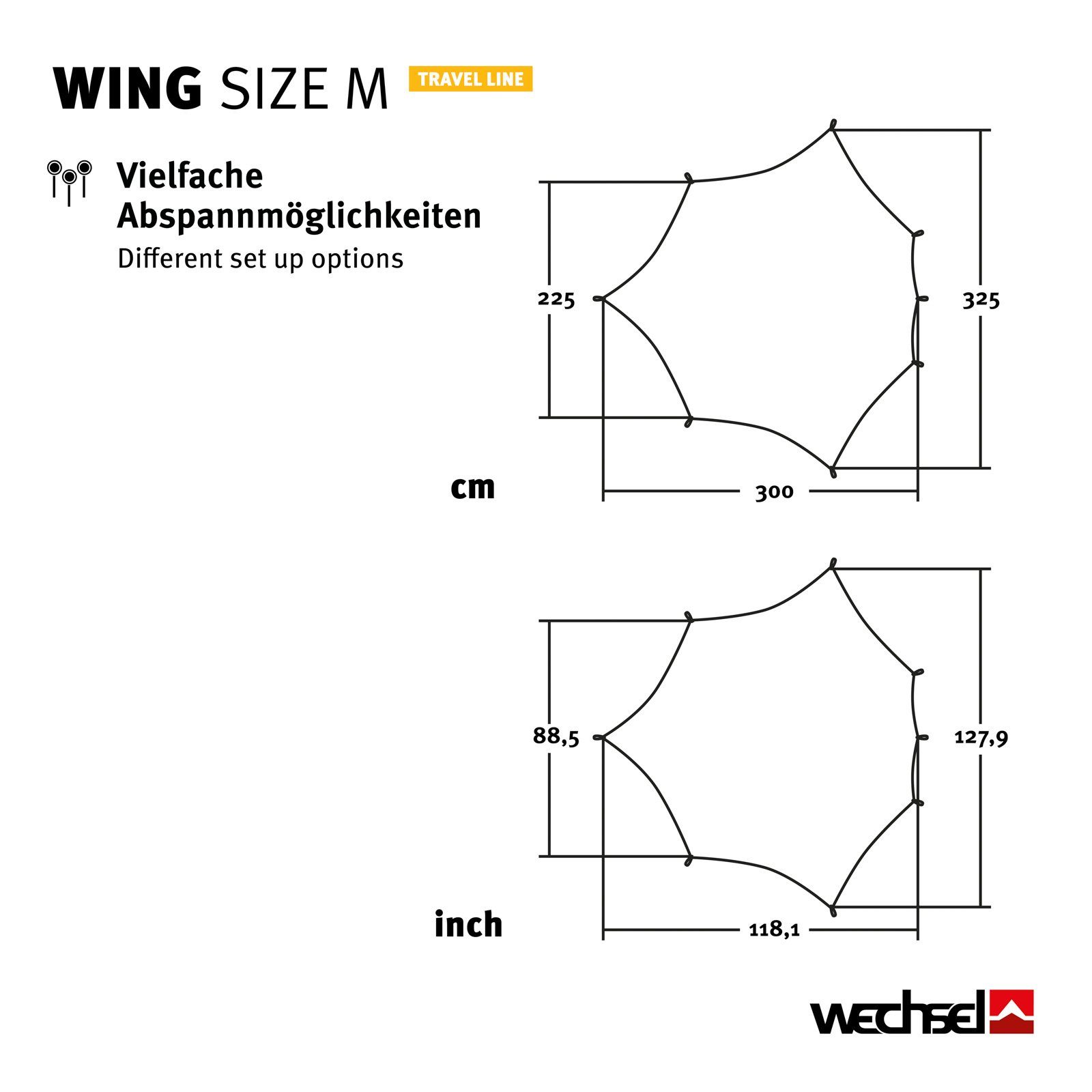Wechsel Sonnensegel Tarp Wing M Camping günstig online kaufen