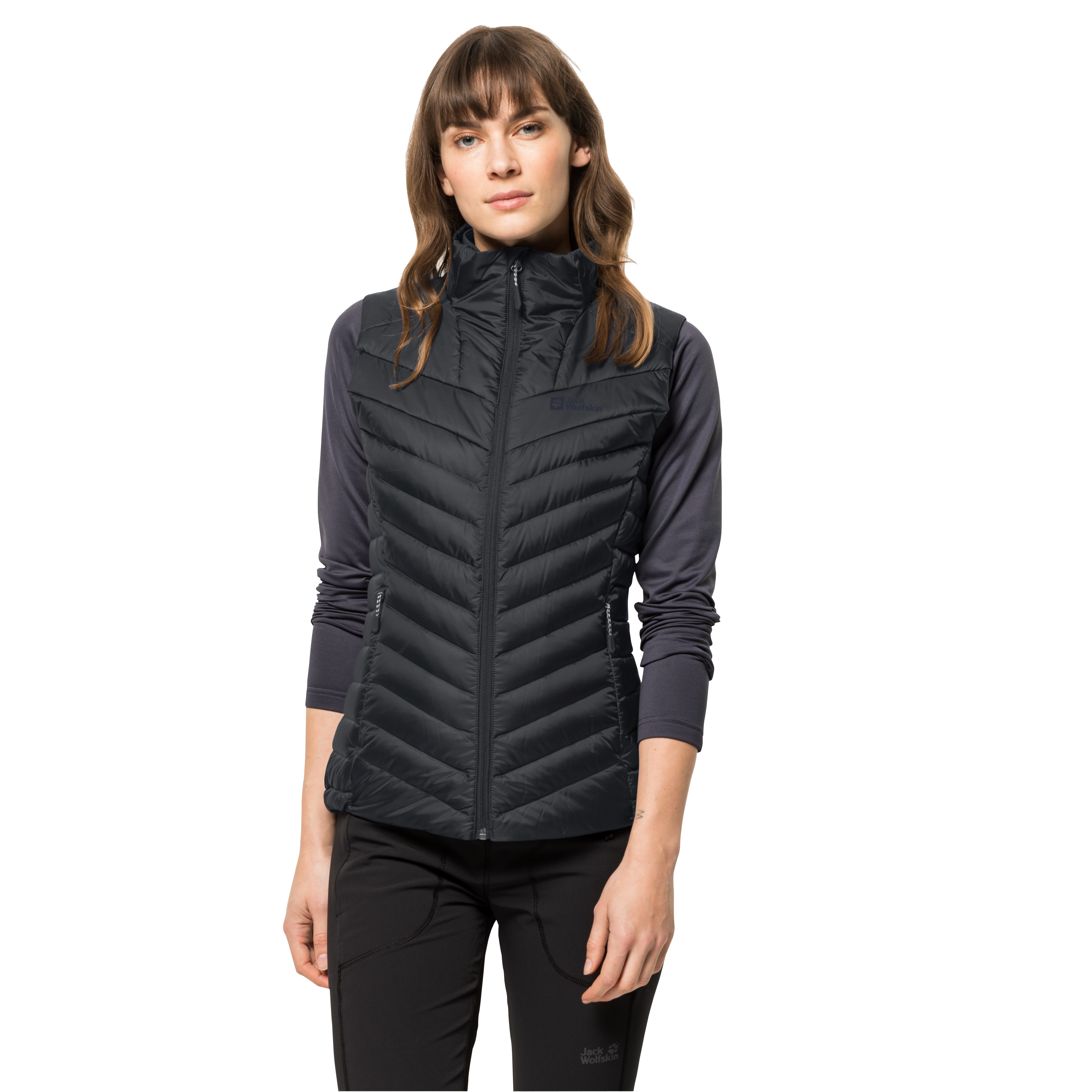 Jack Wolfskin Funktionsweste PASSAMANI DOWN mit VEST W Daunenfüllung black