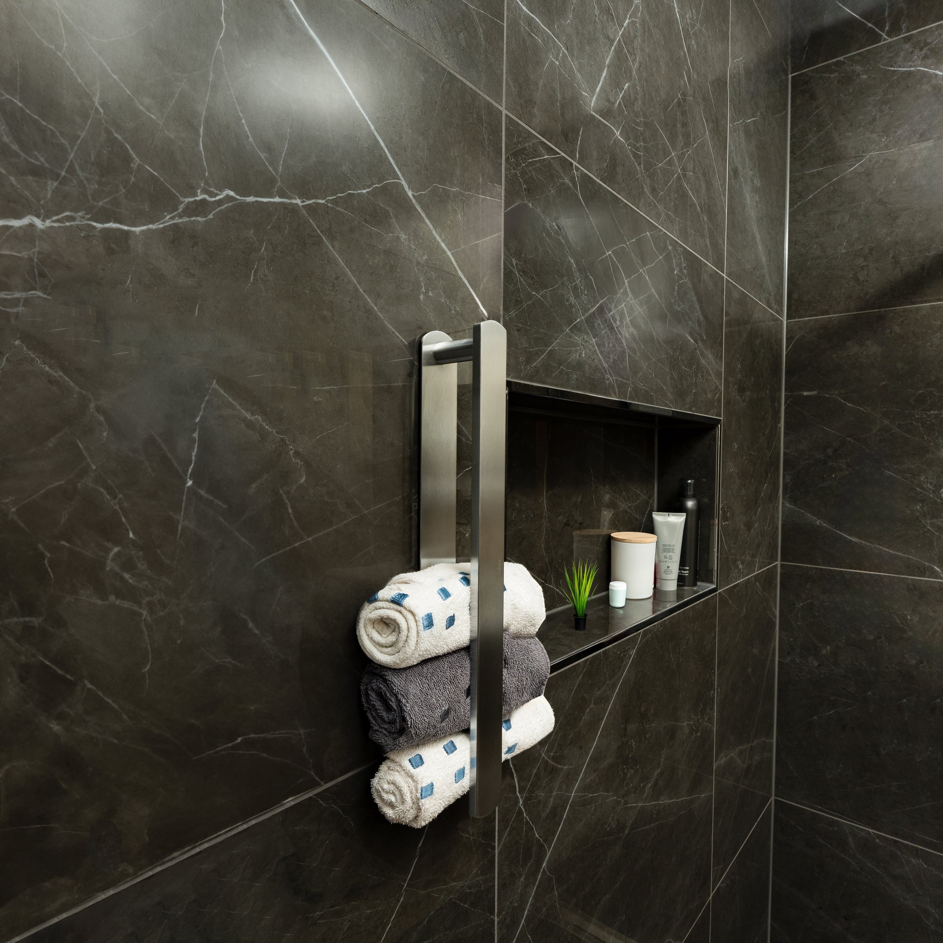 Dolvhin Handtuchhalter ohne Bohren Handtuchstange Edelstahl Gästehandtuchha günstig online kaufen