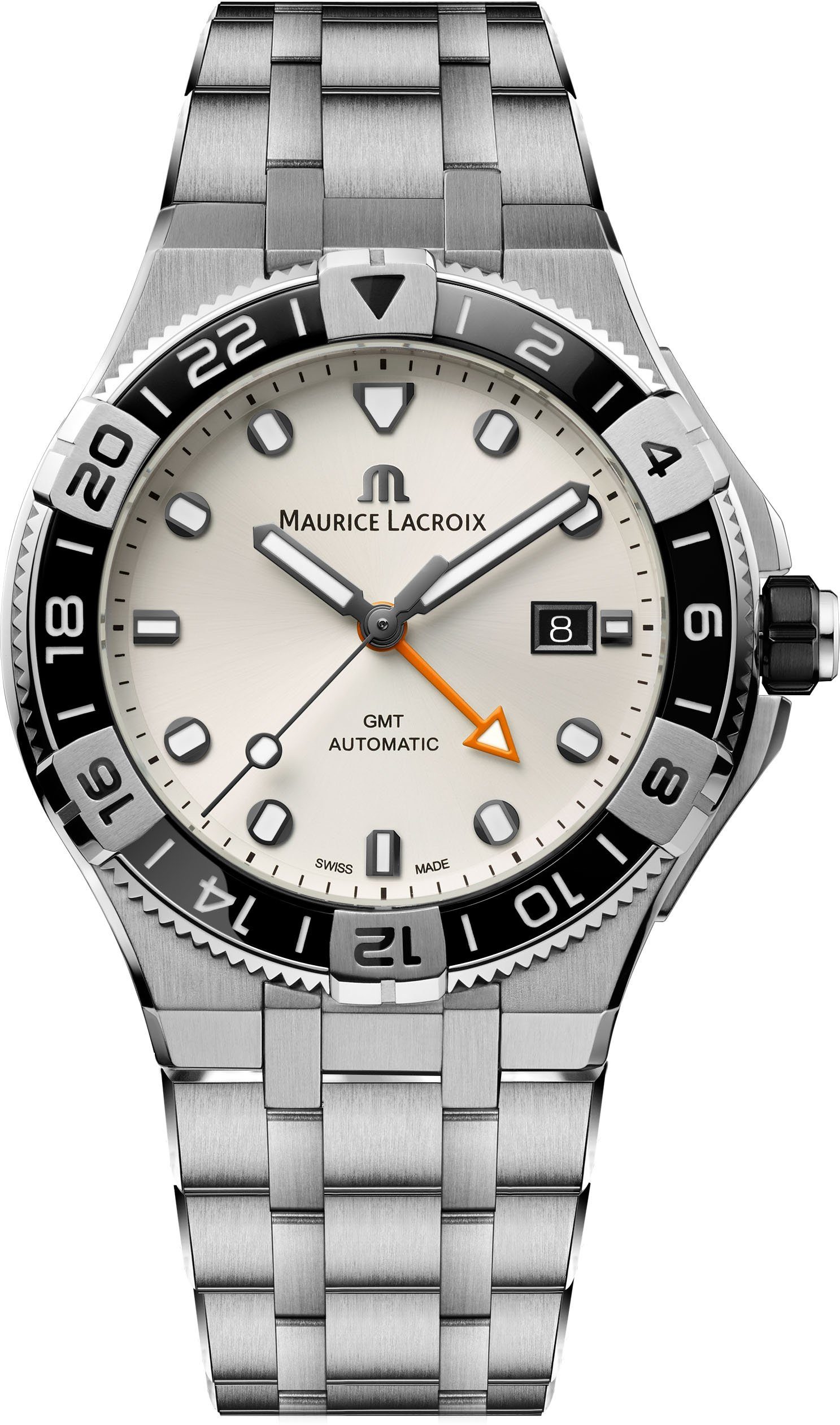 MAURICE LACROIX Automatikuhr Aikon GMT Automatik, AI6158-SS002-130-1