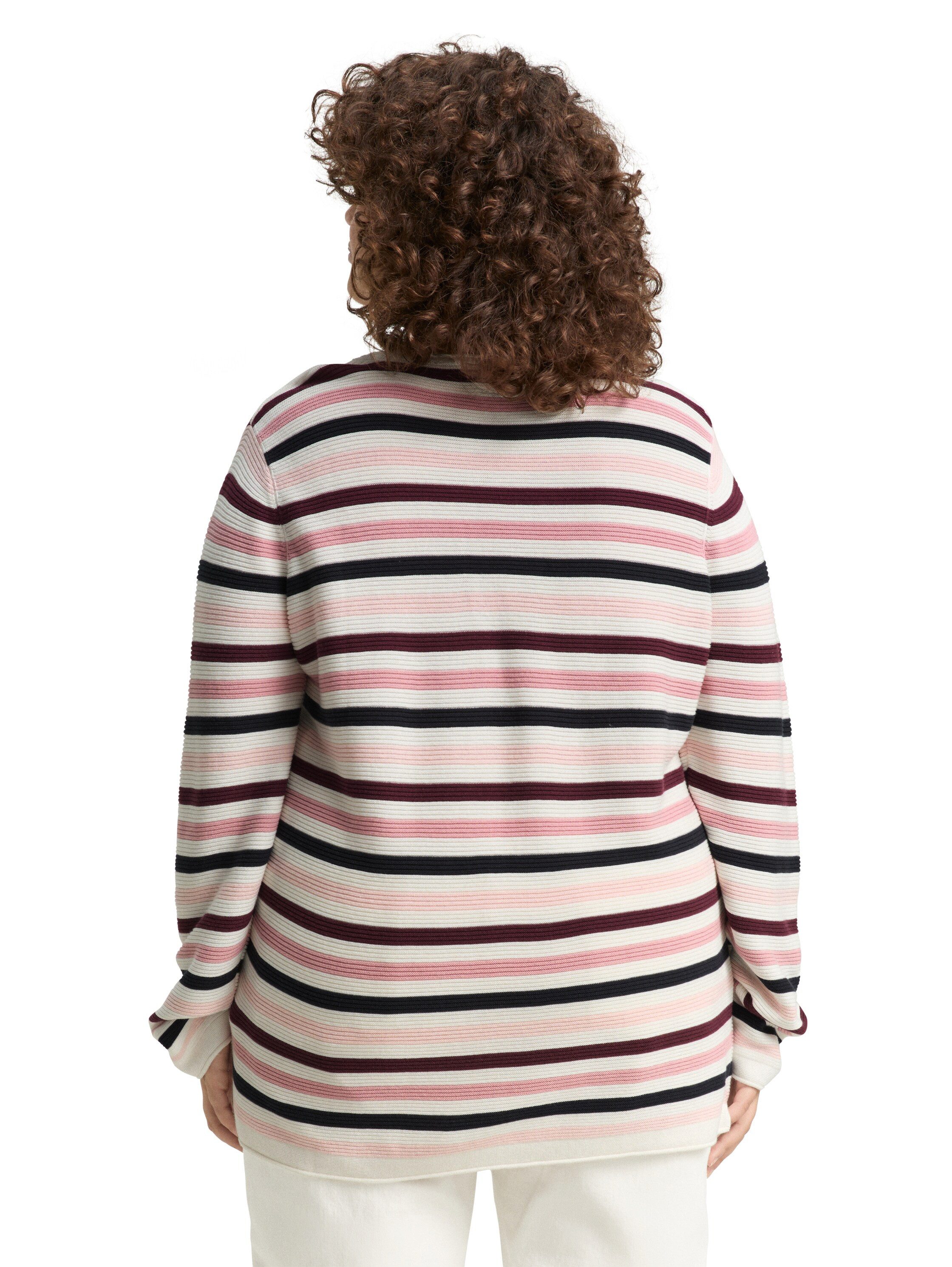 TOM TAILOR PLUS Strickpullover aus Bio-Baumwolle günstig online kaufen