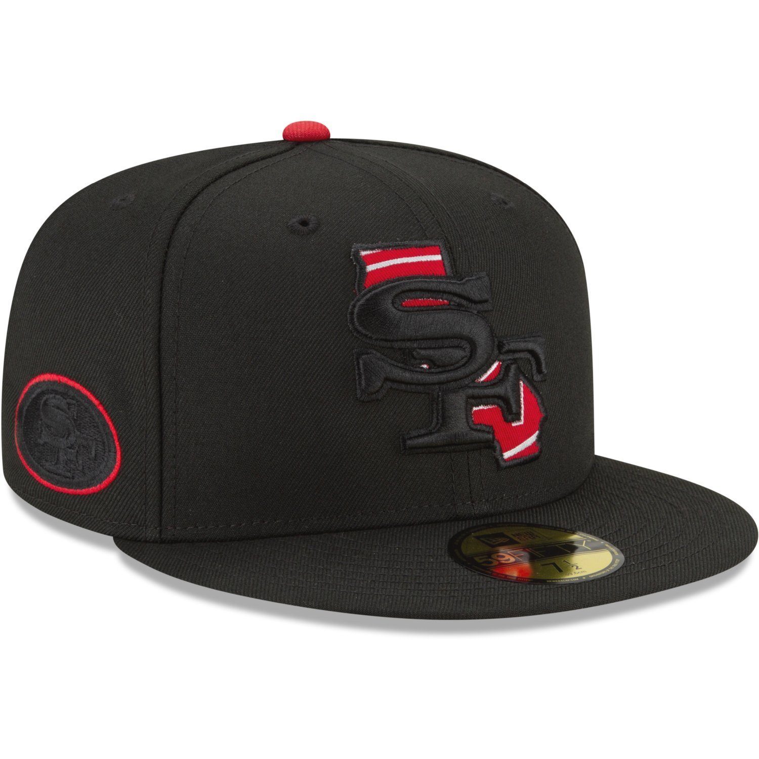 New Era Fitted Cap 59Fifty STATE LOGO NFL Teams San Francisco 49ers