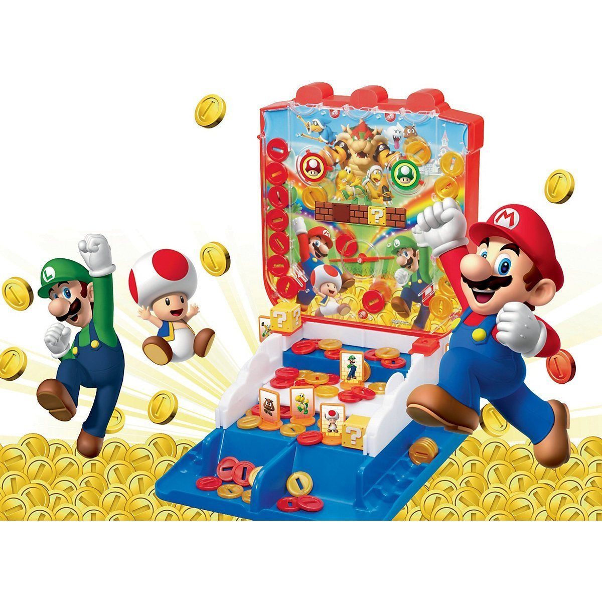 Game 2 Games Coin" Mario Spiel, EPOCH bis Spieler ab Kinderspiel Super Jahren zu 4 "Lucky