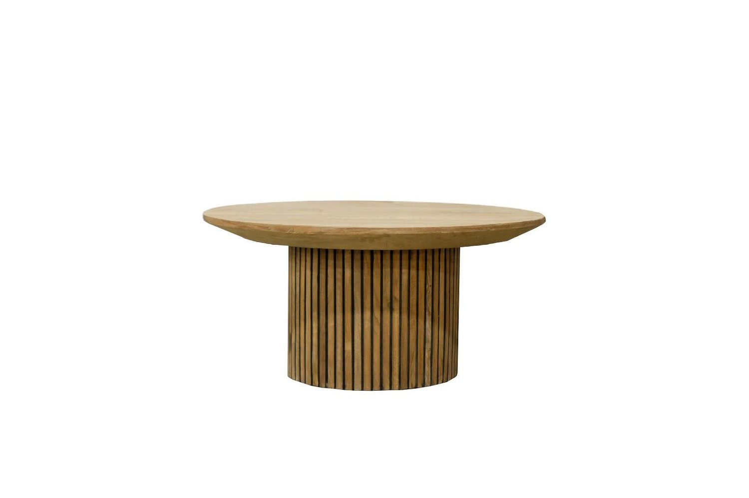 Natur24 Couchtisch Lausanne Couchtisch 80 x 80 x 38 cm Teakholz Natur