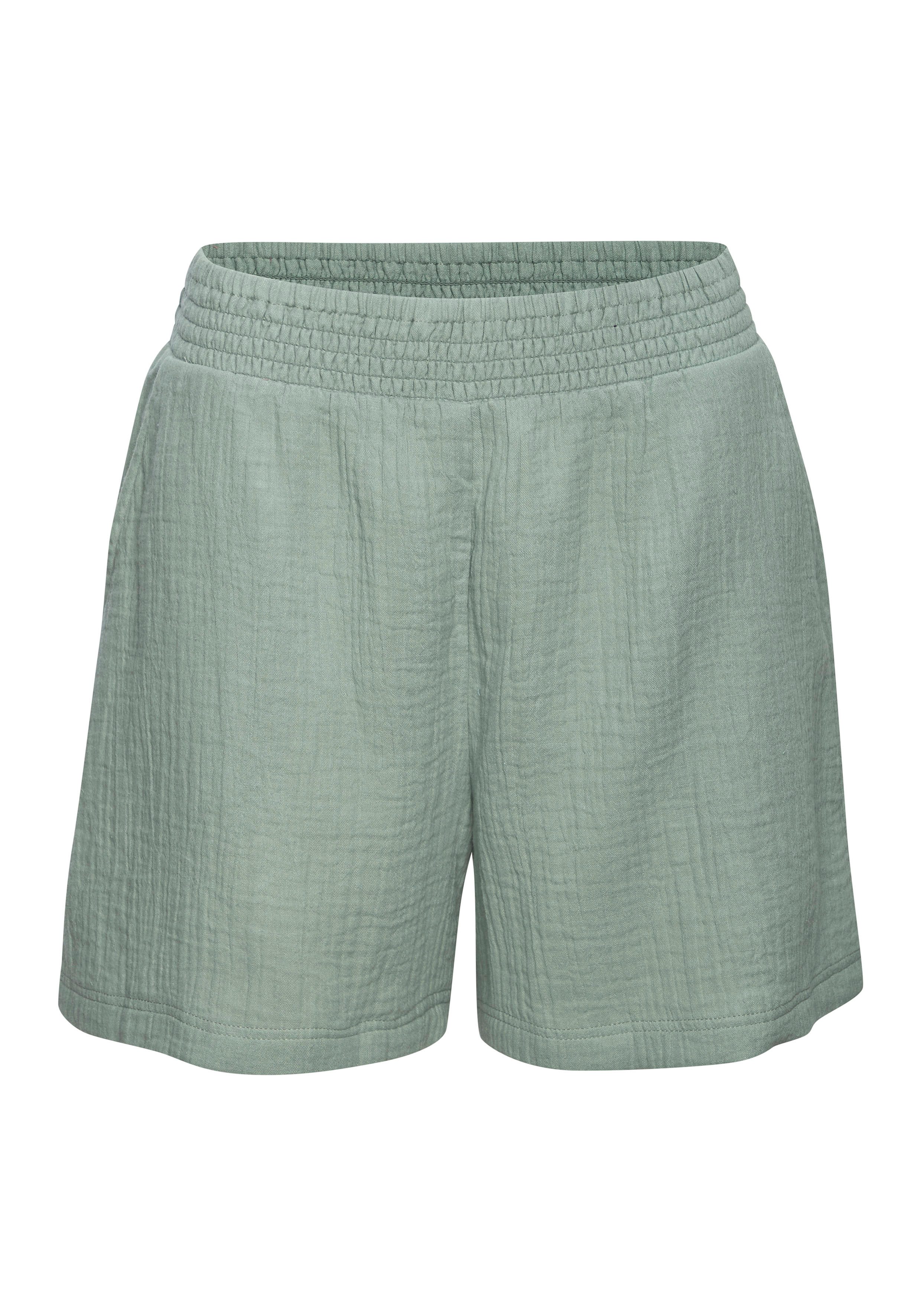 Webshorts aus sommerlicher Musselinware
