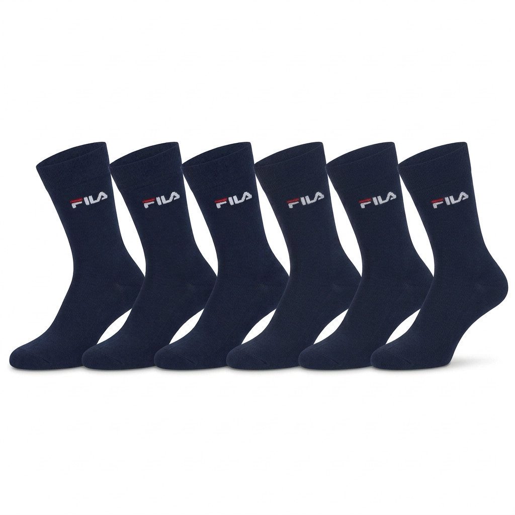 Fila Socken UNISEX LIFESTYLE PLAIN SOCKS (6 Paar) mit eingestrickem Logo