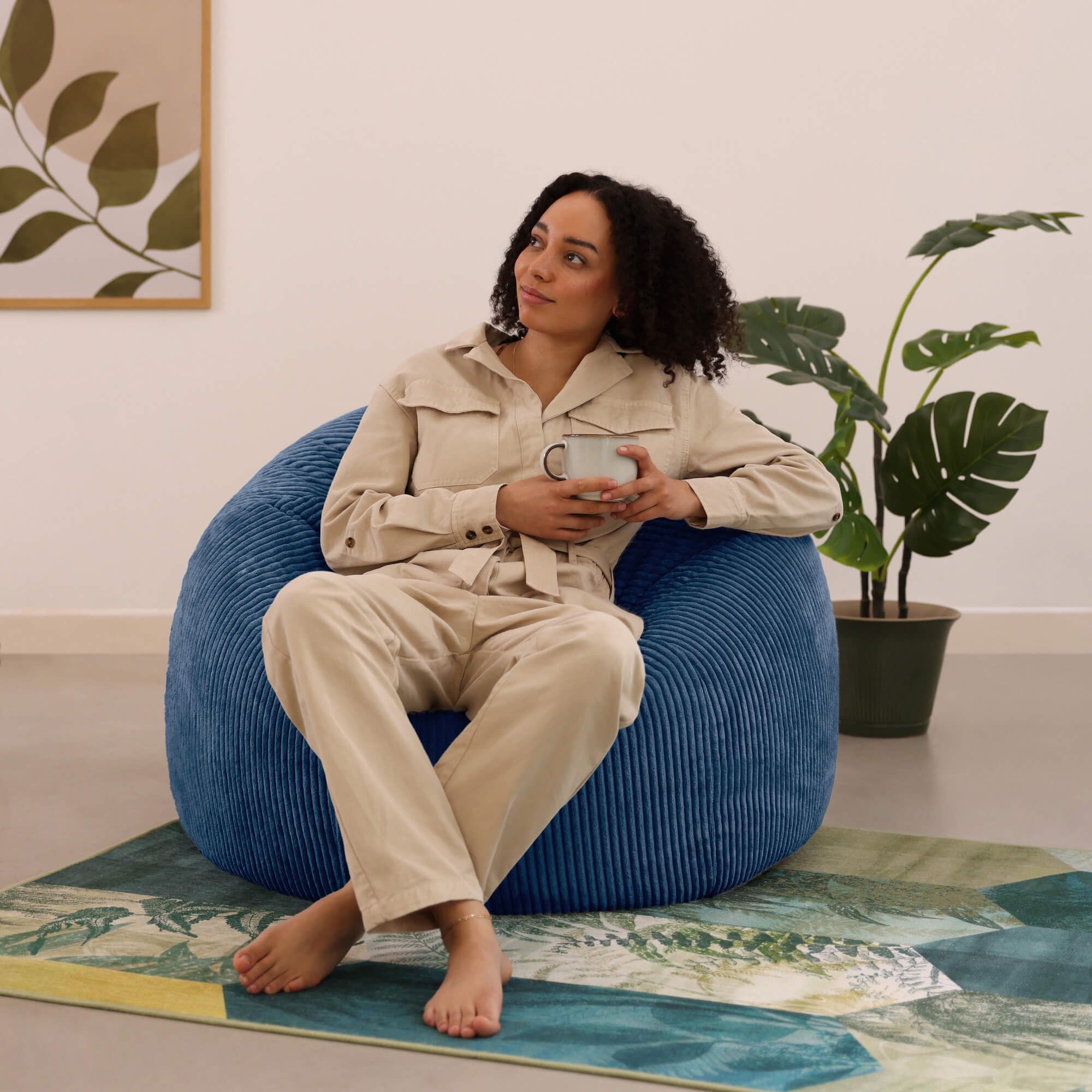 icon Sessel Sitzsack Erwachsene aus Cord günstig online kaufen