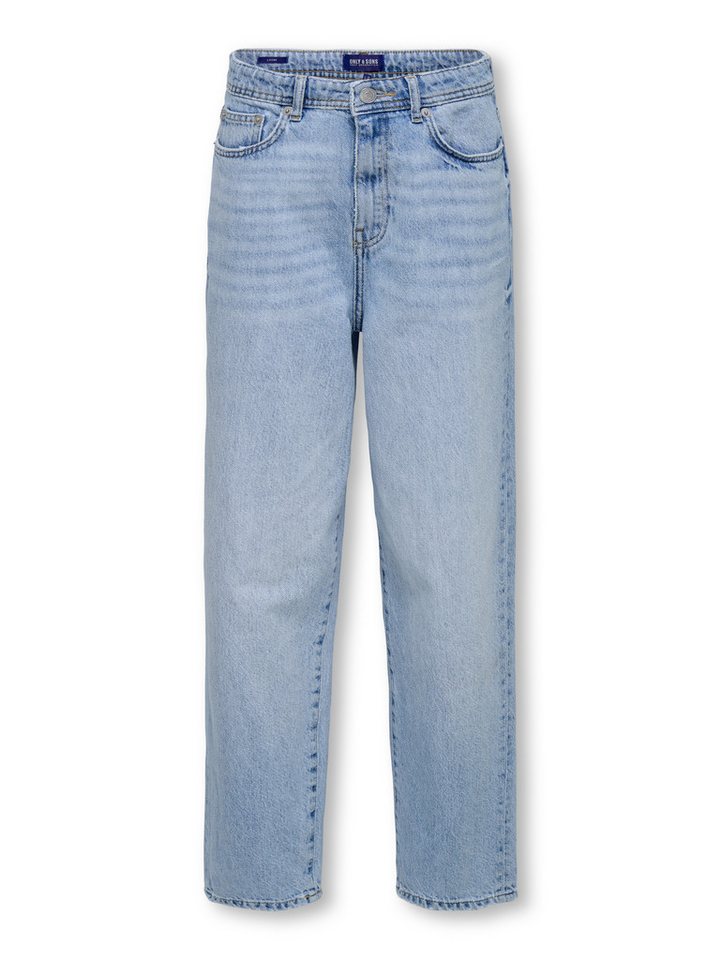 ONLY & SONS junior Loose-fit-Jeans OSJFADE LOOSE LB 5011 TAI DNM NOOS Baumwolle, loose fit