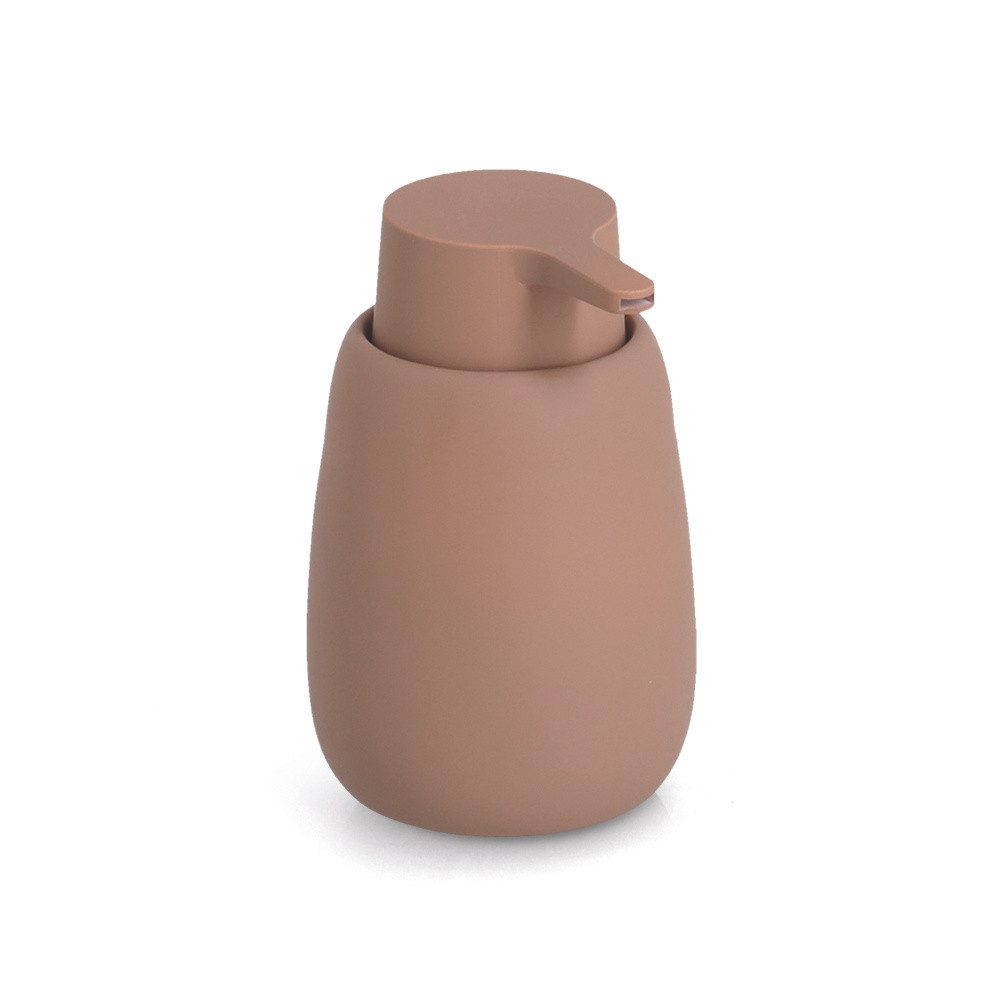 Zeller Present Seifenspender Seifenspender aus Keramik BRASS TONE, 360 ml