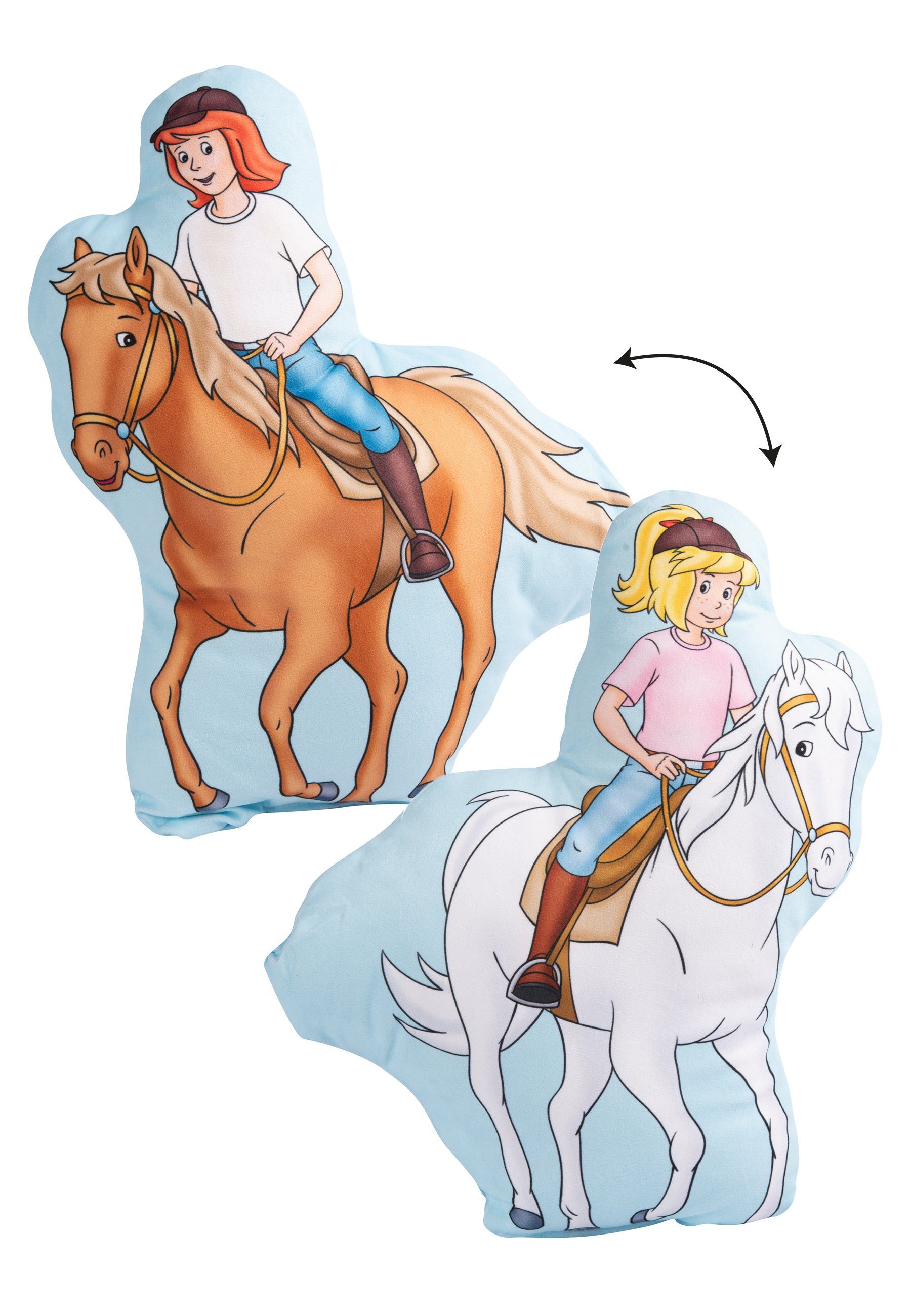 United Labels® Dekokissen Бібі і Тіна - Freundschaft - 37 x 26cm