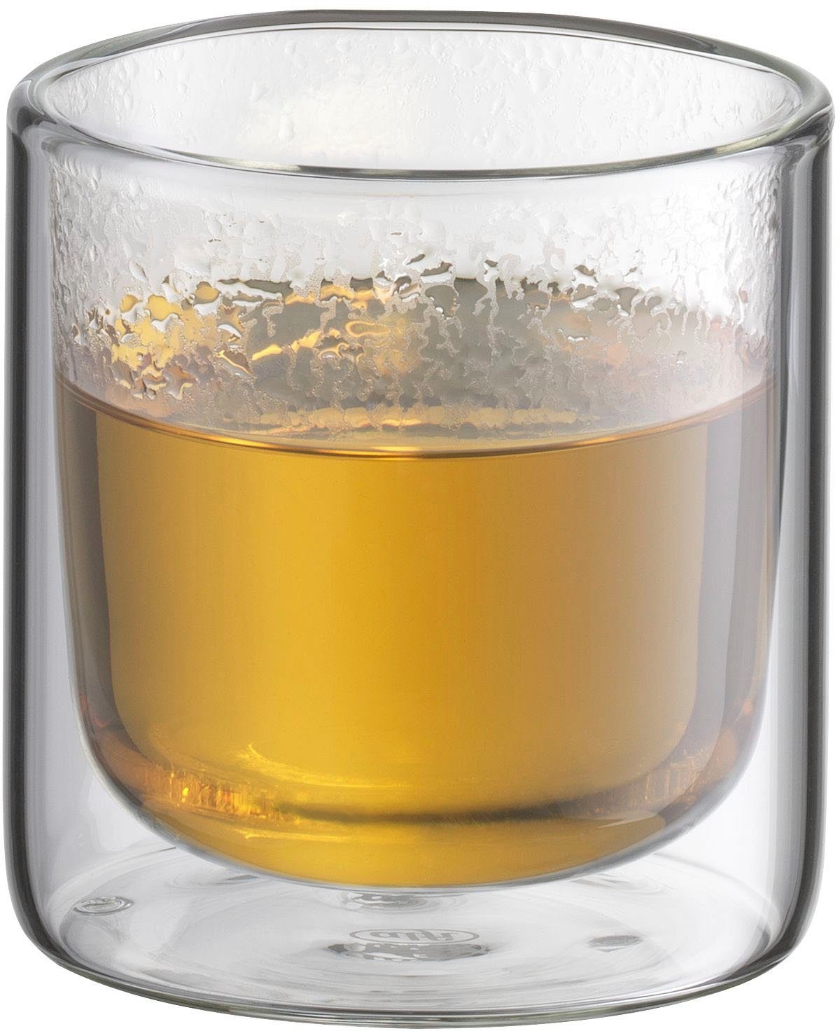 Alfi Gläser-Set GLASMOTION, 2-tlg., Borosilikatglas, 190 ml, handgefertigt, mundgeblasen, 2-teilig
