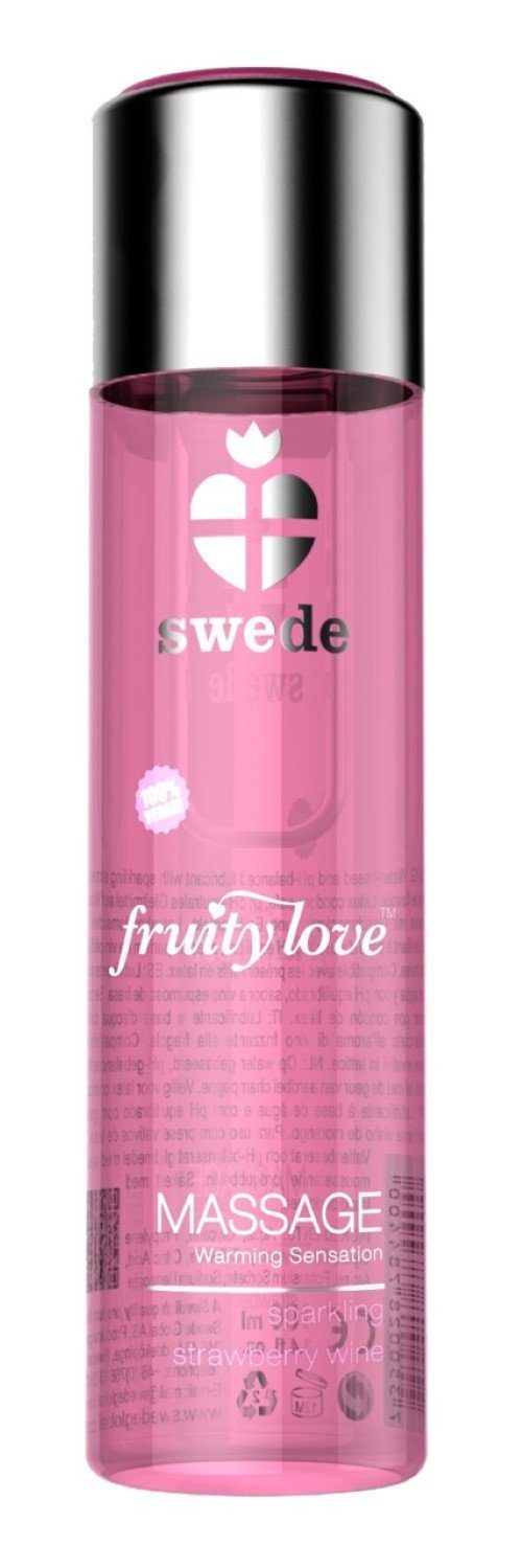 Swede Gleitgel 60 ml - Love Fruity ml Lotion Wine 60 Strawberry Massage Sparkling