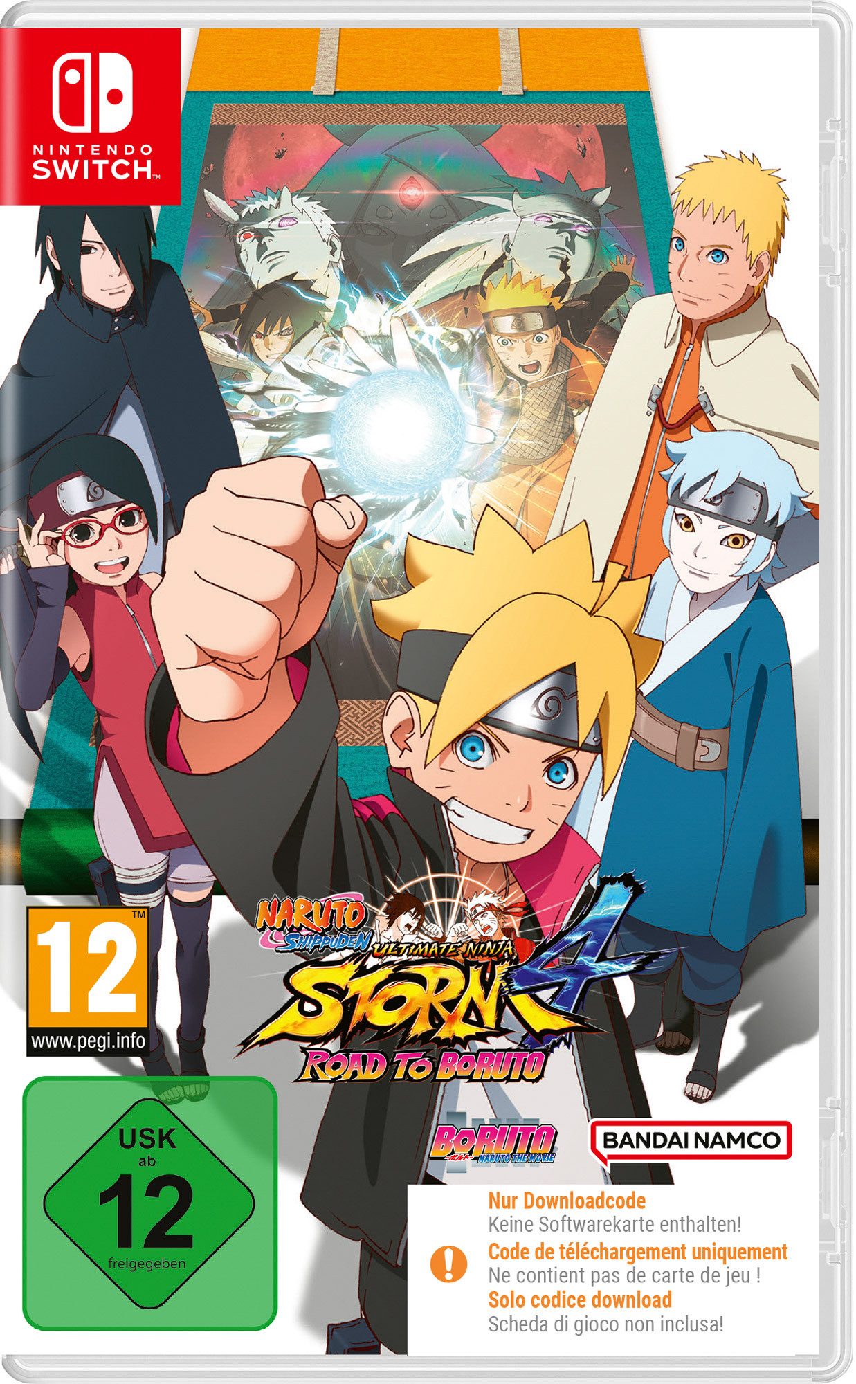 Naruto Shippuden Ninja Storm 4 (Code in a Box), Nintendo Switch