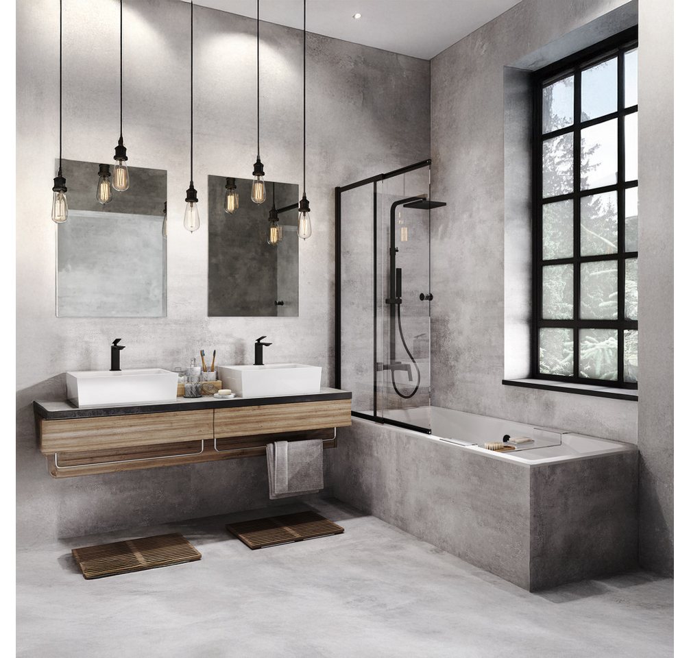 Thumbnail - KOLMAN Badewanne Rechteck Quadro Slim 190x90, Ablaufgarnitur & Füße GRATIS