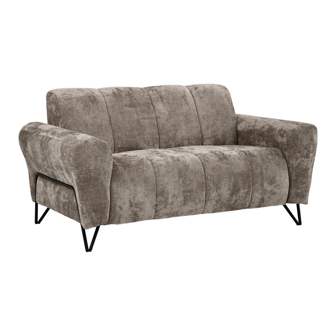 Beautysofa Sofa mit Metallbeine in schwarzer günstig online kaufen